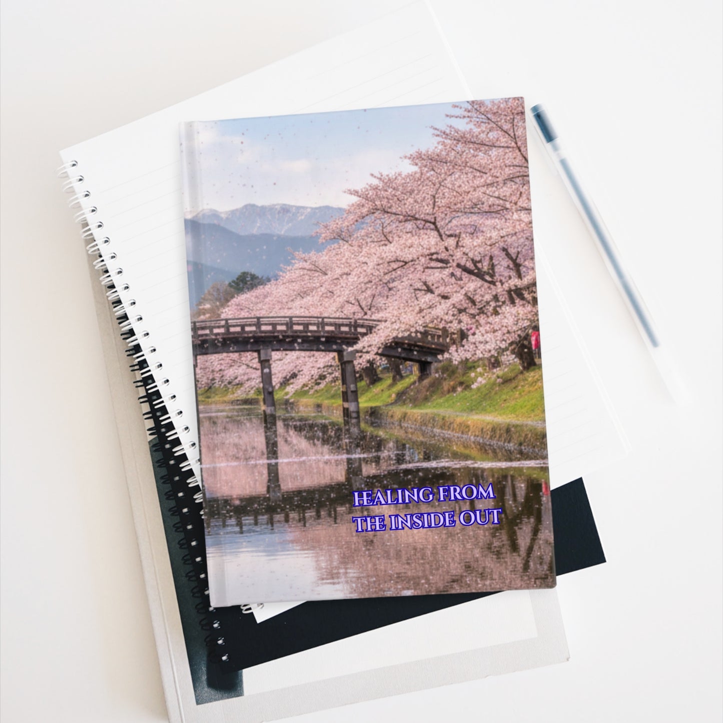 Cherry Blossom Journal: Healing From the Inside Out | Hardcover Notebook