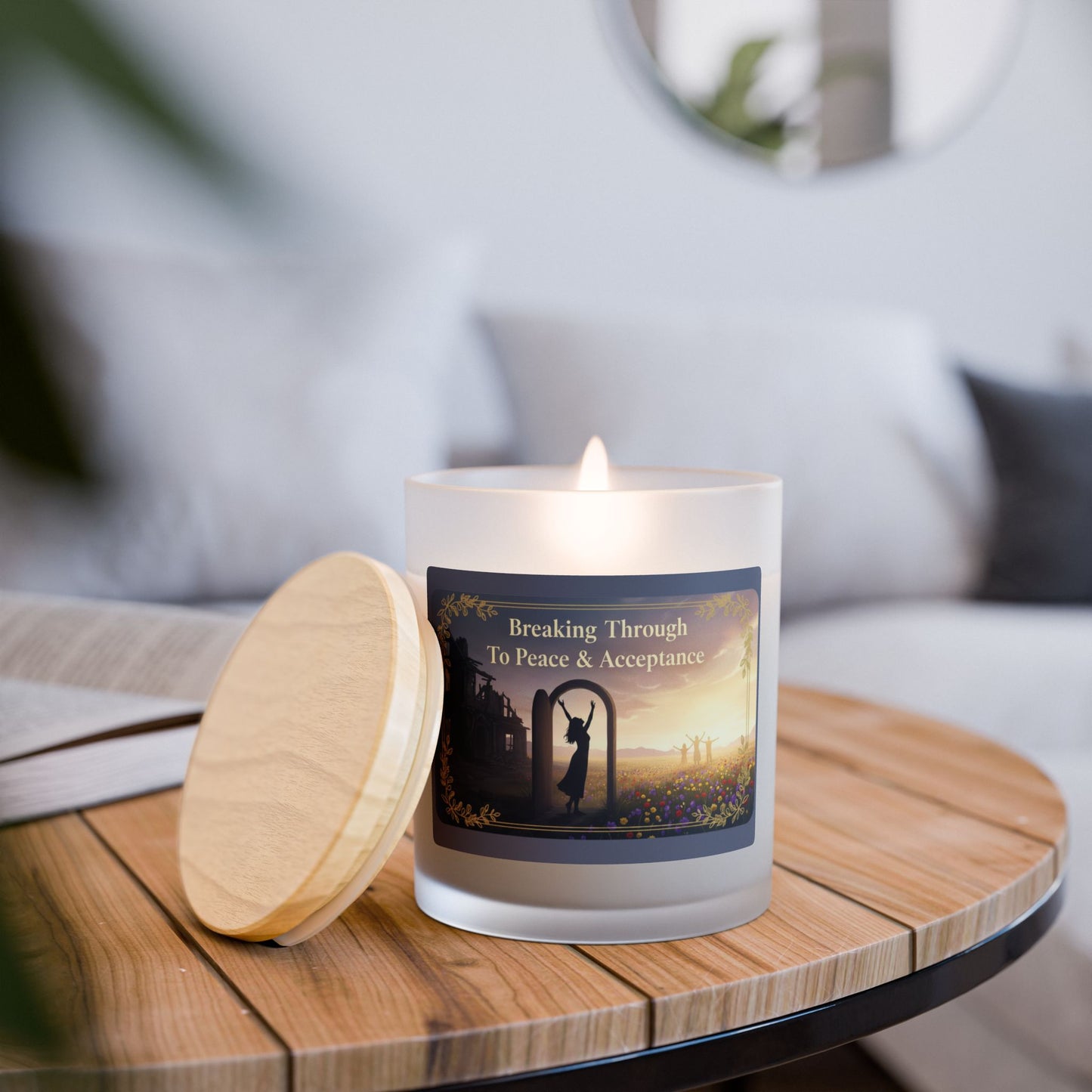Breaking Through — To Peace & Acceptance Candle