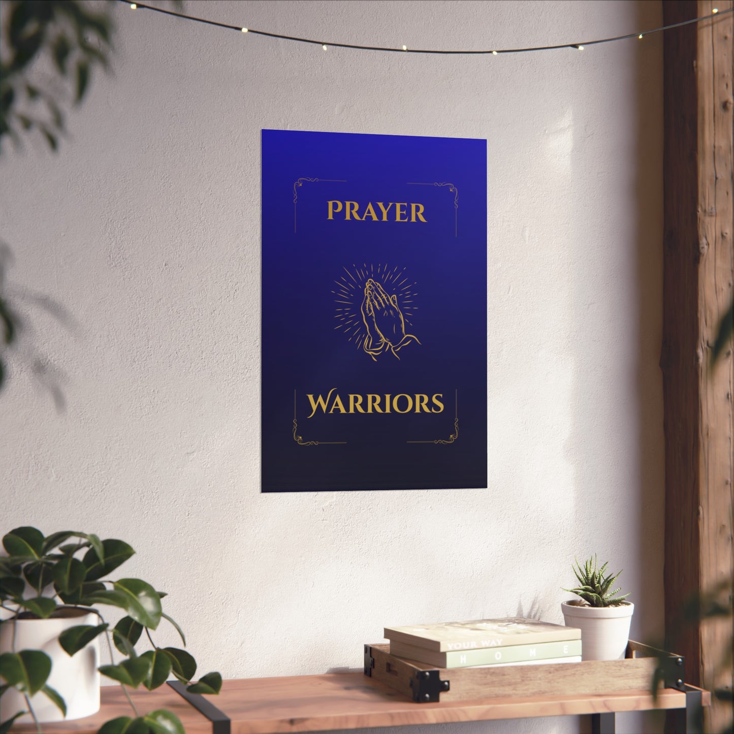 Prayer Warriors — Fine Art Giclée Print | Heavenly Blue | Unframed