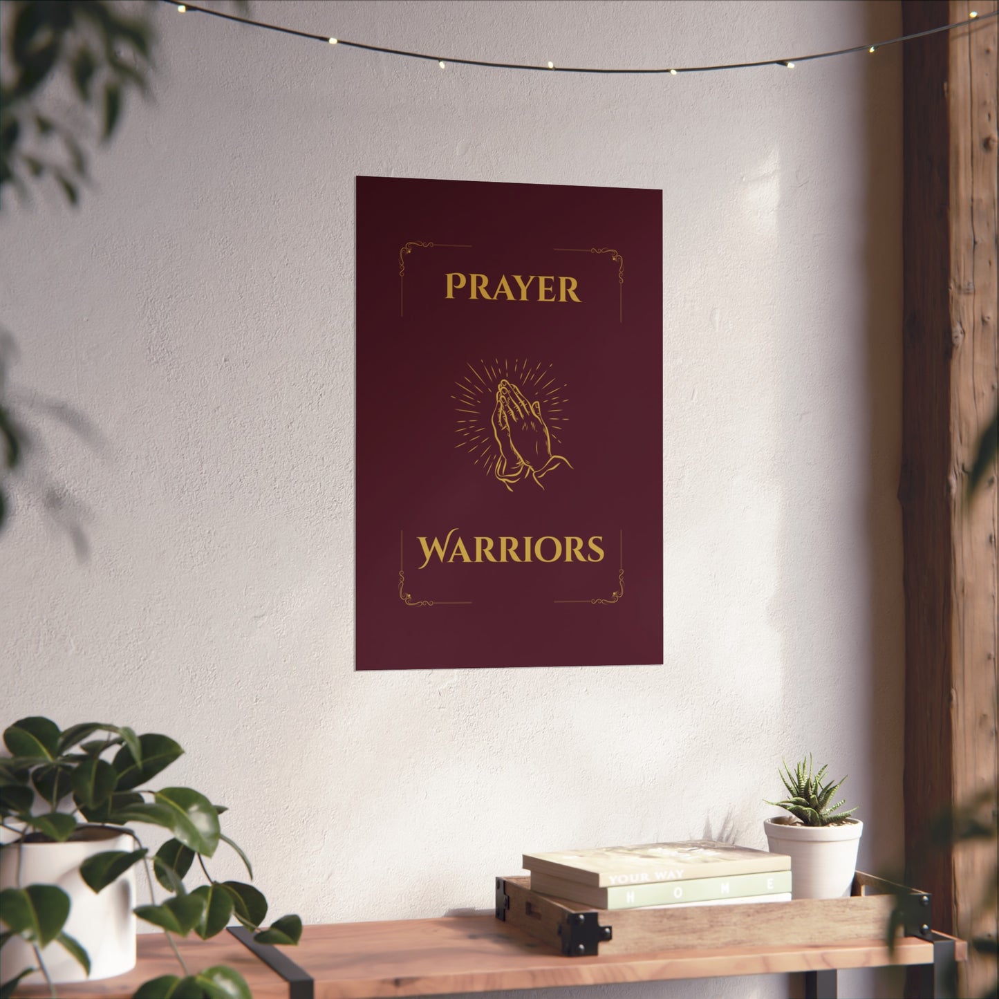 Prayer Warriors — Fine Art Giclée Print | Redeemed Scarlet | Unframed