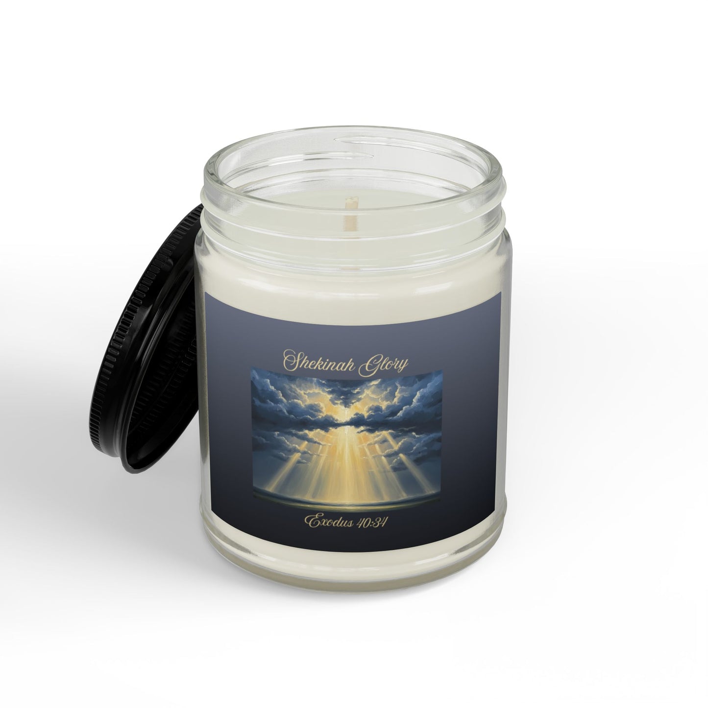Shekinah Glory | Comfort Spice Scented Soy Candle | Exodus 40:34