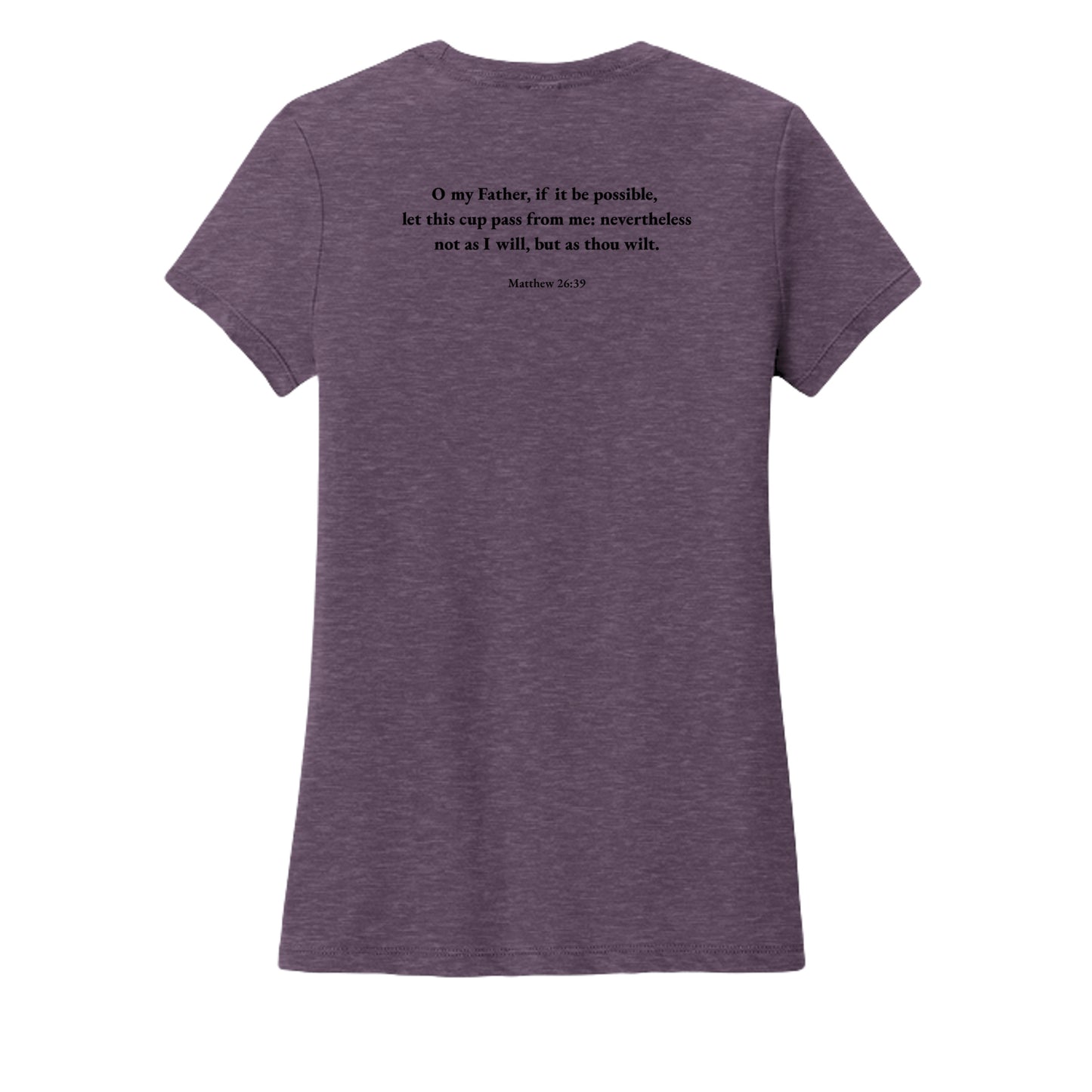 Heathered Eggplant - DM108L - BACK