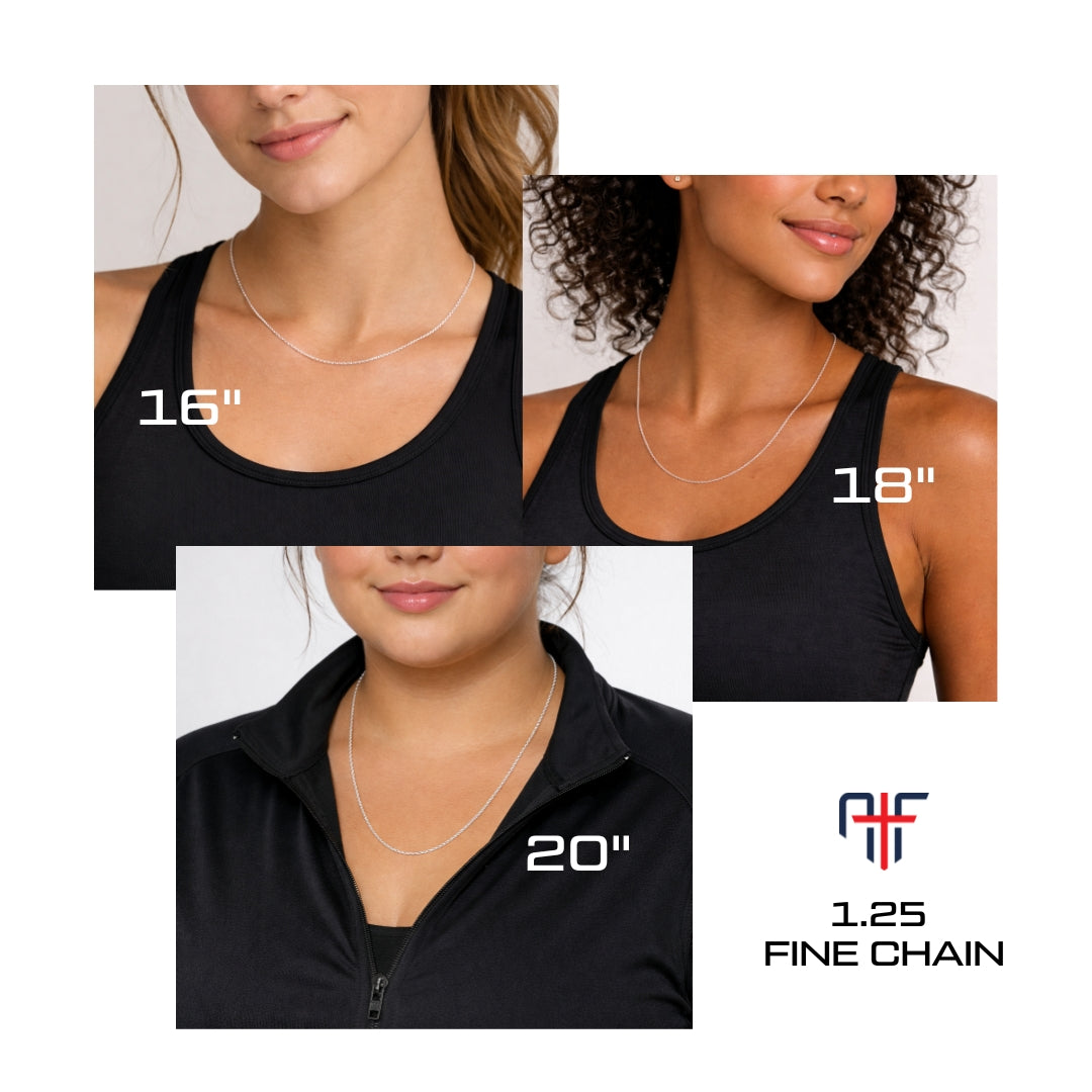 Slap Shot Hockey Cross Necklace