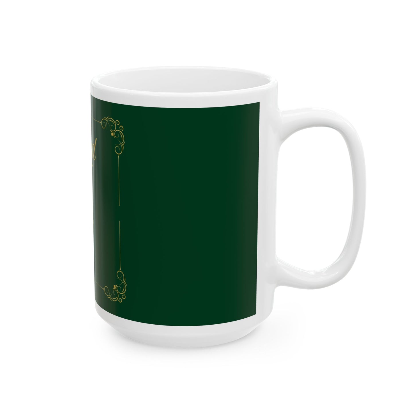 The Lord Is My Shepherd — Inspirational Scripture Mug (11oz/15oz) Emerald Night