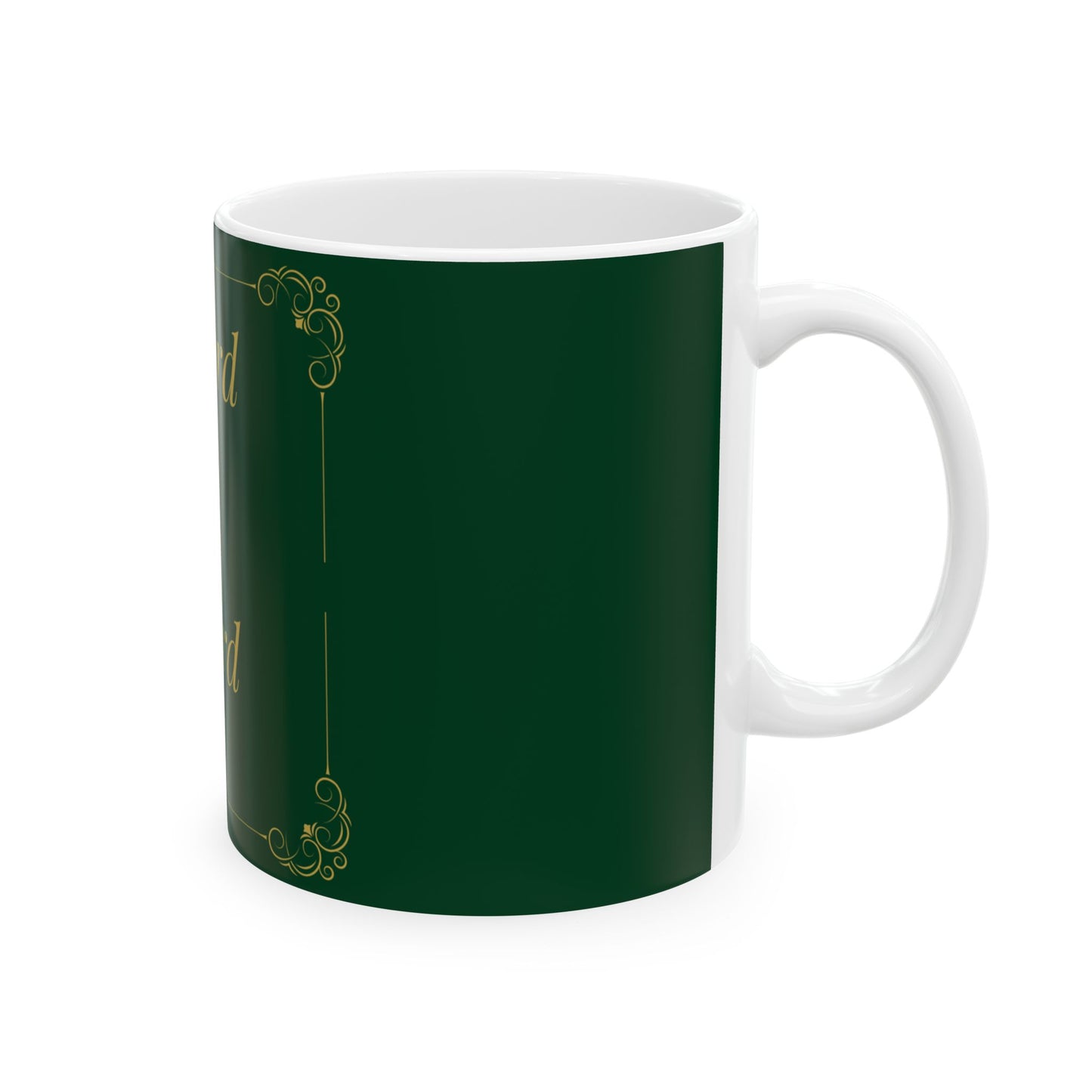 The Lord Is My Shepherd — Inspirational Scripture Mug (11oz/15oz) Emerald Night | Playfair Display