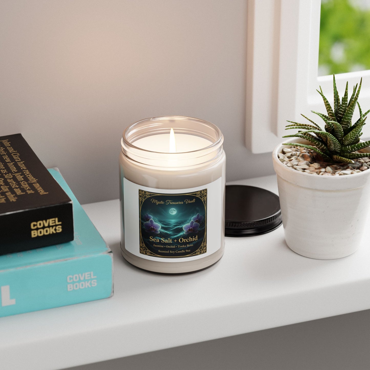 "So Loved" Scented Soy Candle | White Sage + Lavender | John 3:16