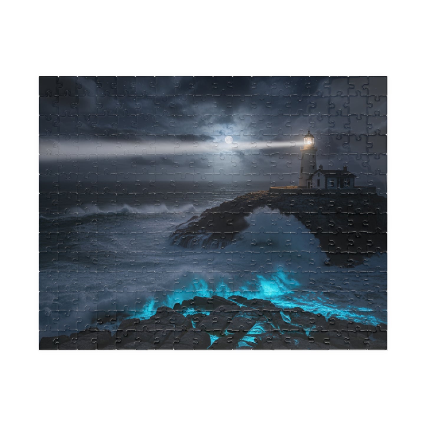 Lighthouse at Night | Jigsaw Puzzle | 252 pieces