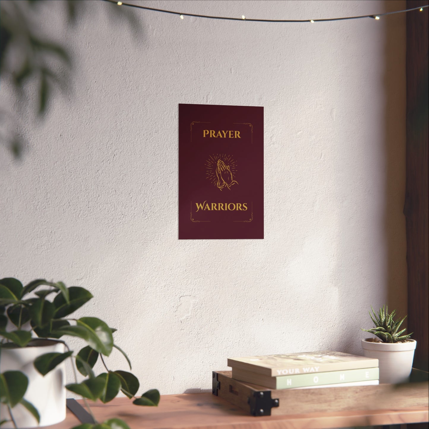 Prayer Warriors — Fine Art Giclée Print | Redeemed Scarlet | Unframed