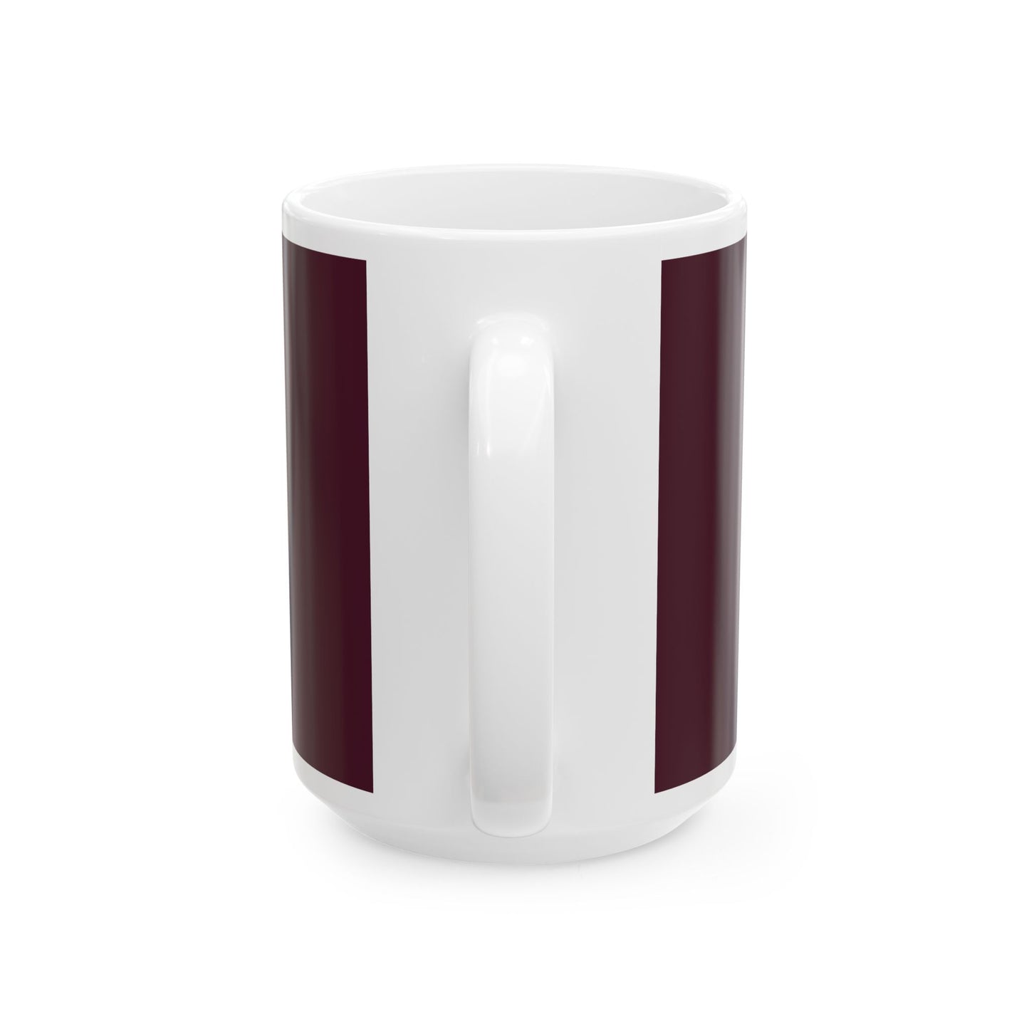 The Lord Is My Shepherd — Inspirational Scripture Mug (11oz/15oz) Burgundy | Playfair Display