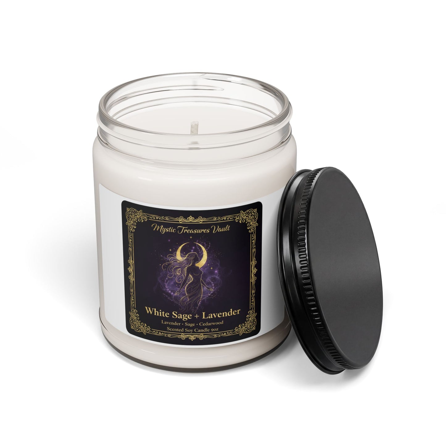 Sea Salt + Orchid — Scented Soy Candle