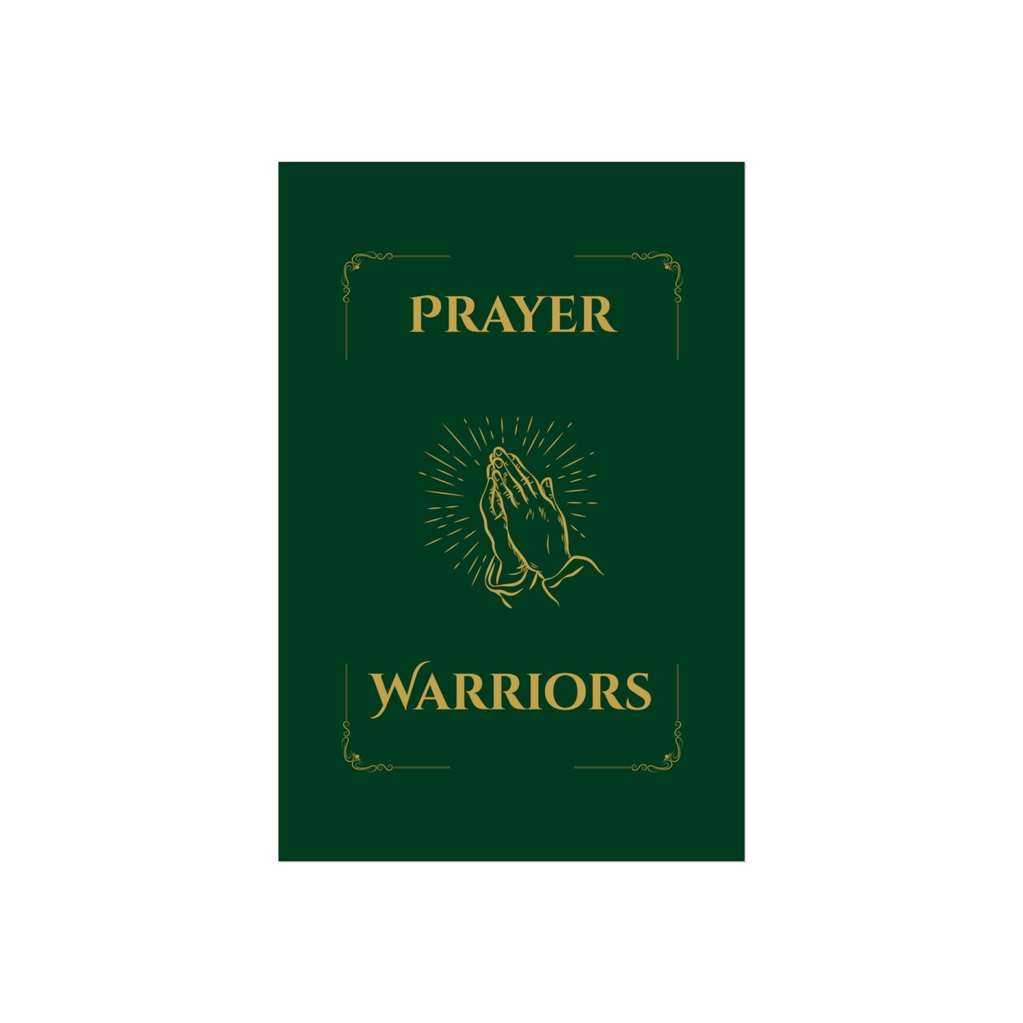 Prayer Warriors — Fine Art Giclée Print | Legacy Emerald | Unframed