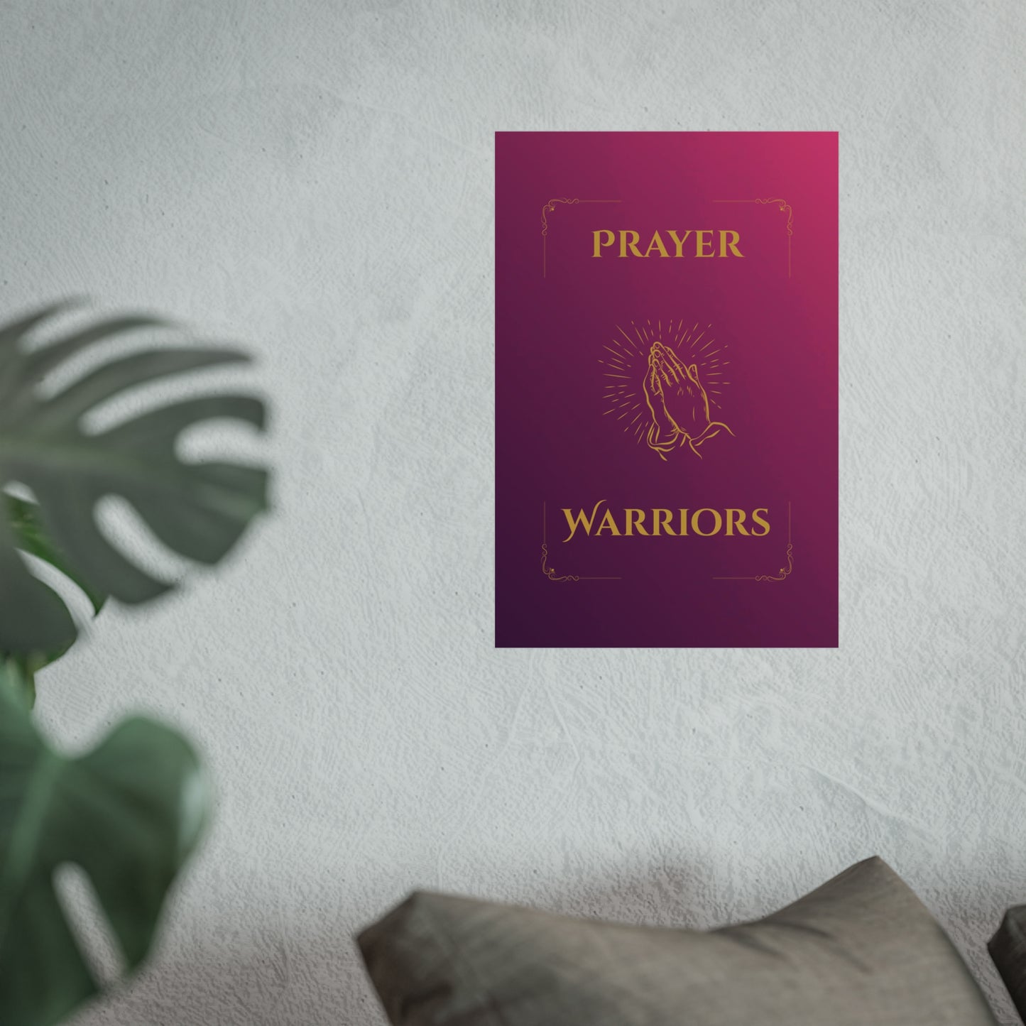 Prayer Warriors — Fine Art Giclée Print | Glorified Magenta  | Unframed