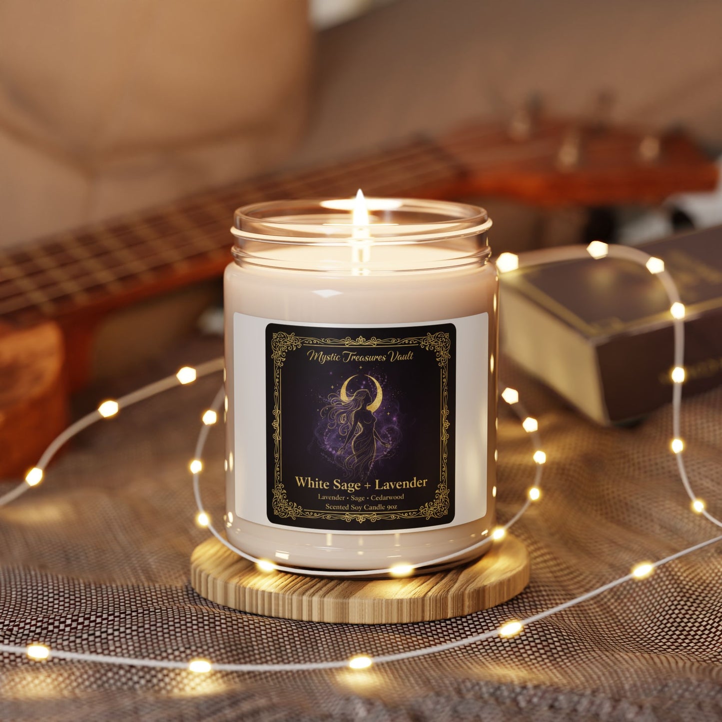 Sea Salt + Orchid — Scented Soy Candle