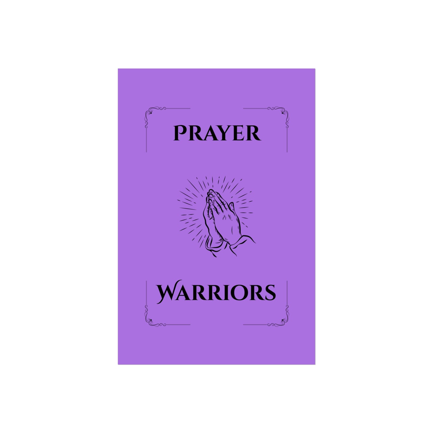 Prayer Warriors — Fine Art Giclée Print | Sovereign Purple | Unframed