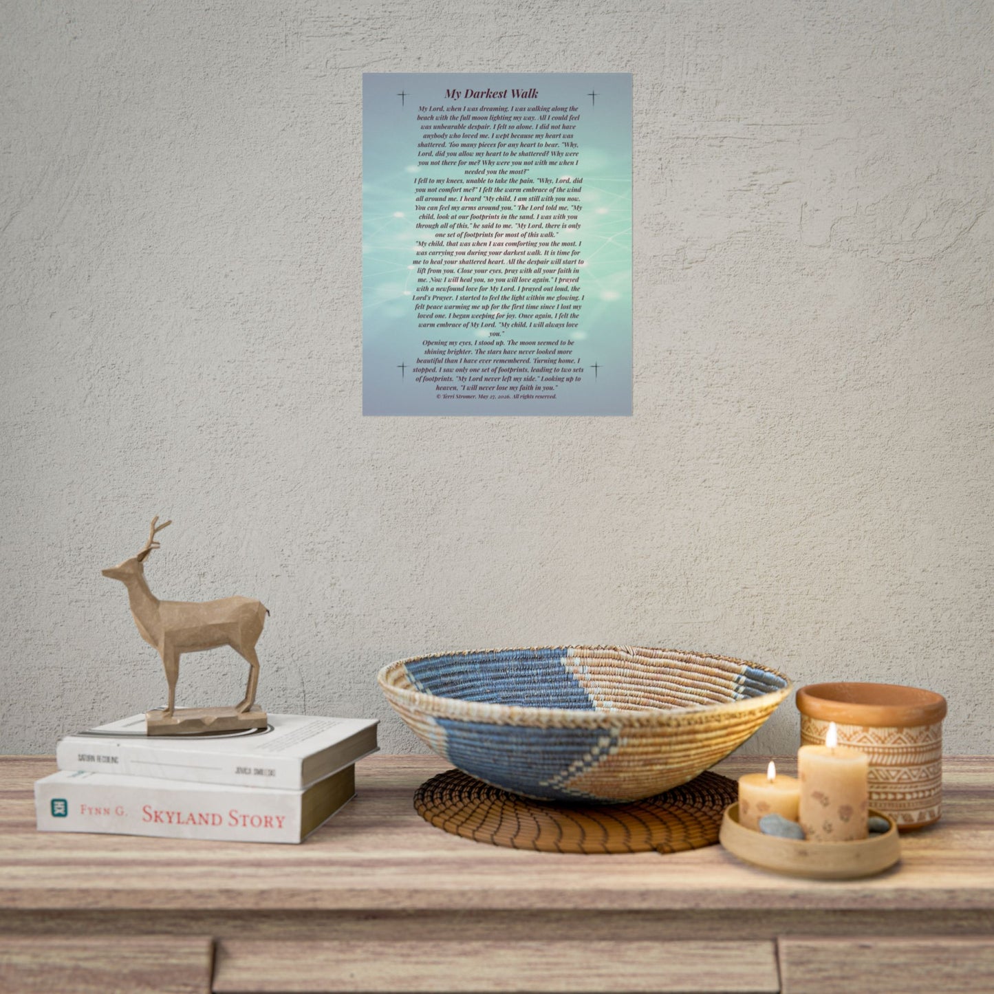 MDW - my loved one - Rolled Poster Inspirational Prayer Wall Art