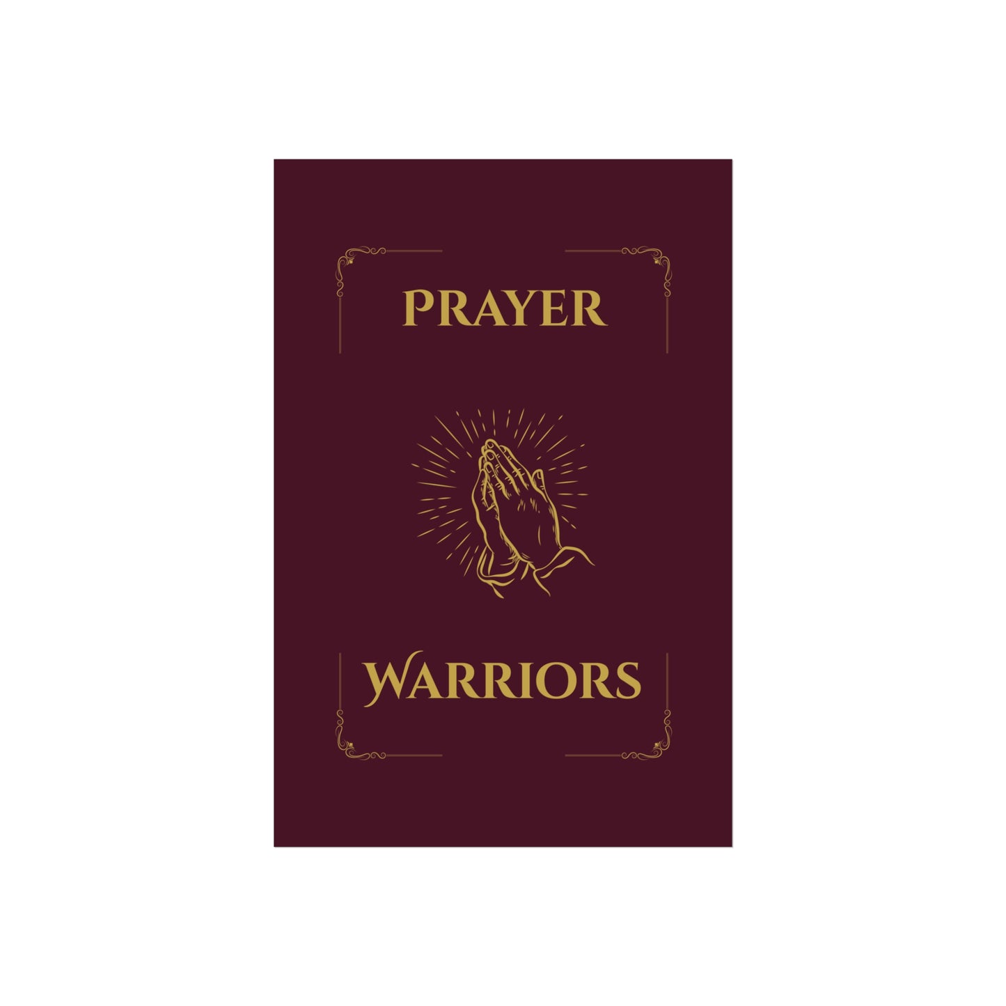 Prayer Warriors — Fine Art Giclée Print | Redeemed Scarlet | Unframed
