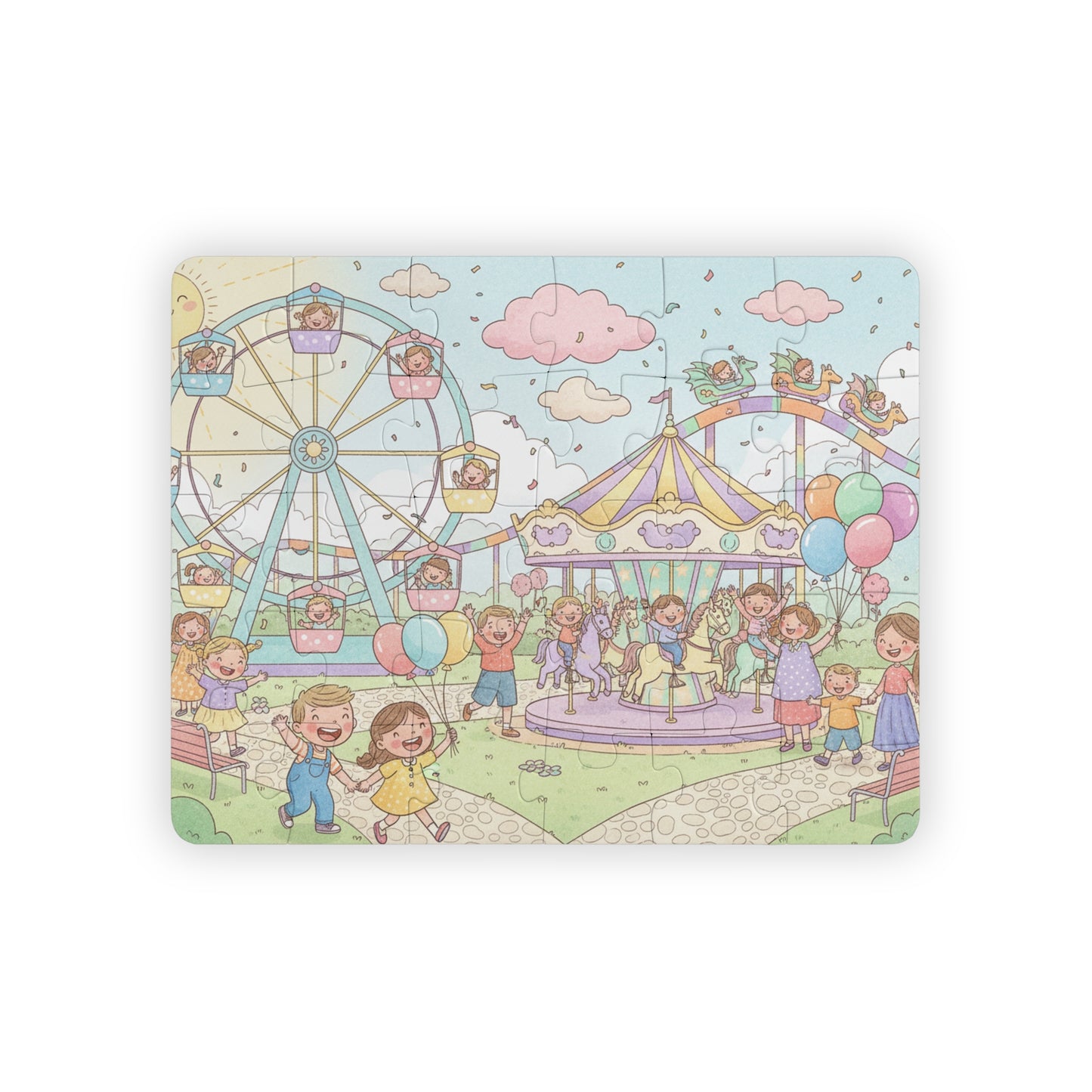 Children's Carnival Day Puzzle — 30 Pieces