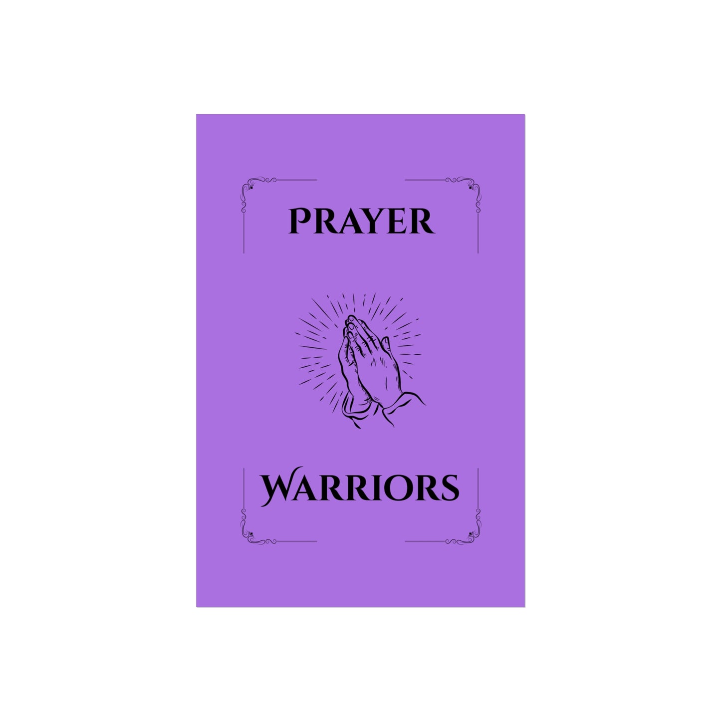 Prayer Warriors — Fine Art Giclée Print | Sovereign Purple | Unframed