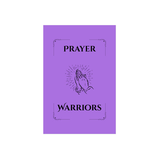 Prayer Warriors — Fine Art Giclée Print | Sovereign Purple | Unframed