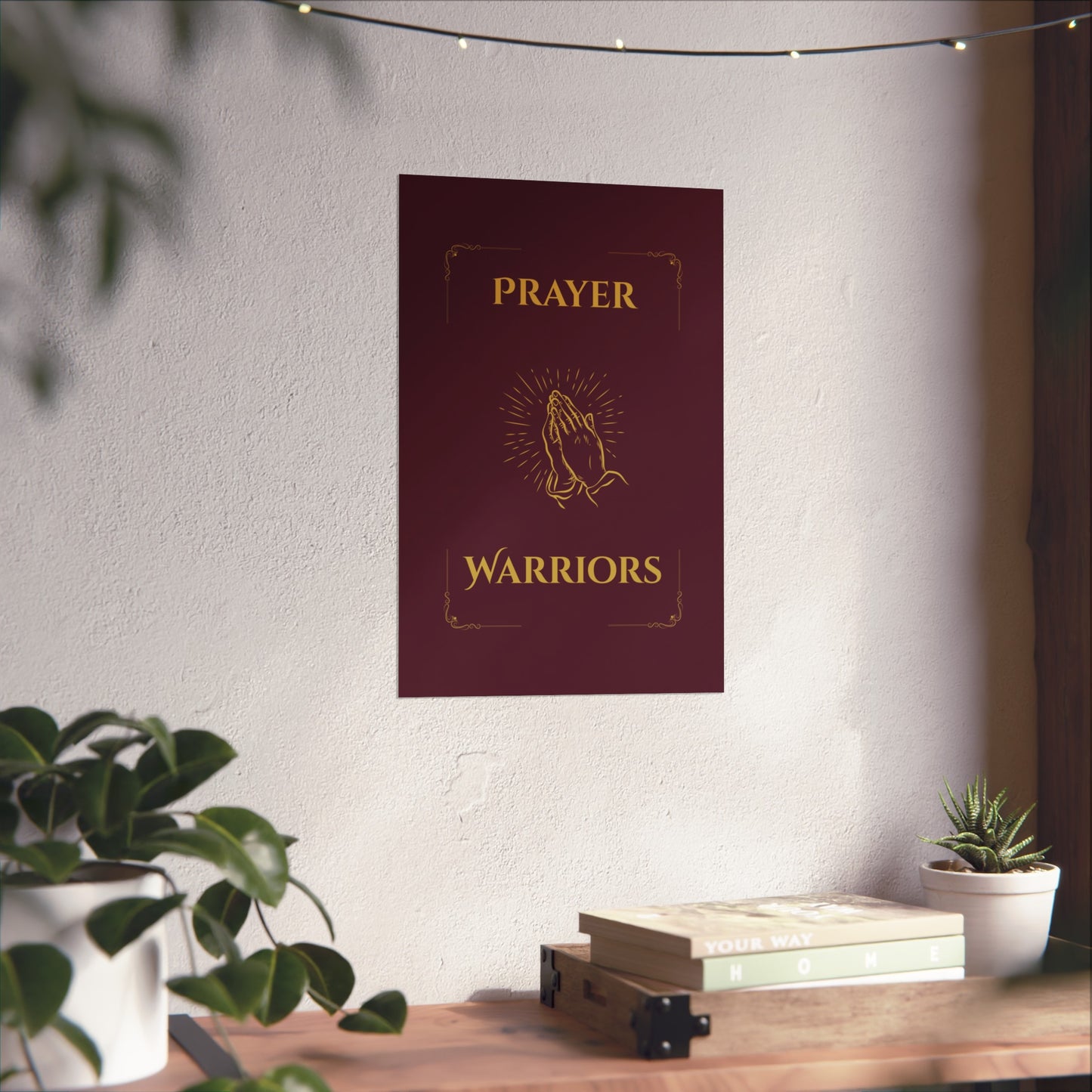 Prayer Warriors — Fine Art Giclée Print | Redeemed Scarlet | Unframed