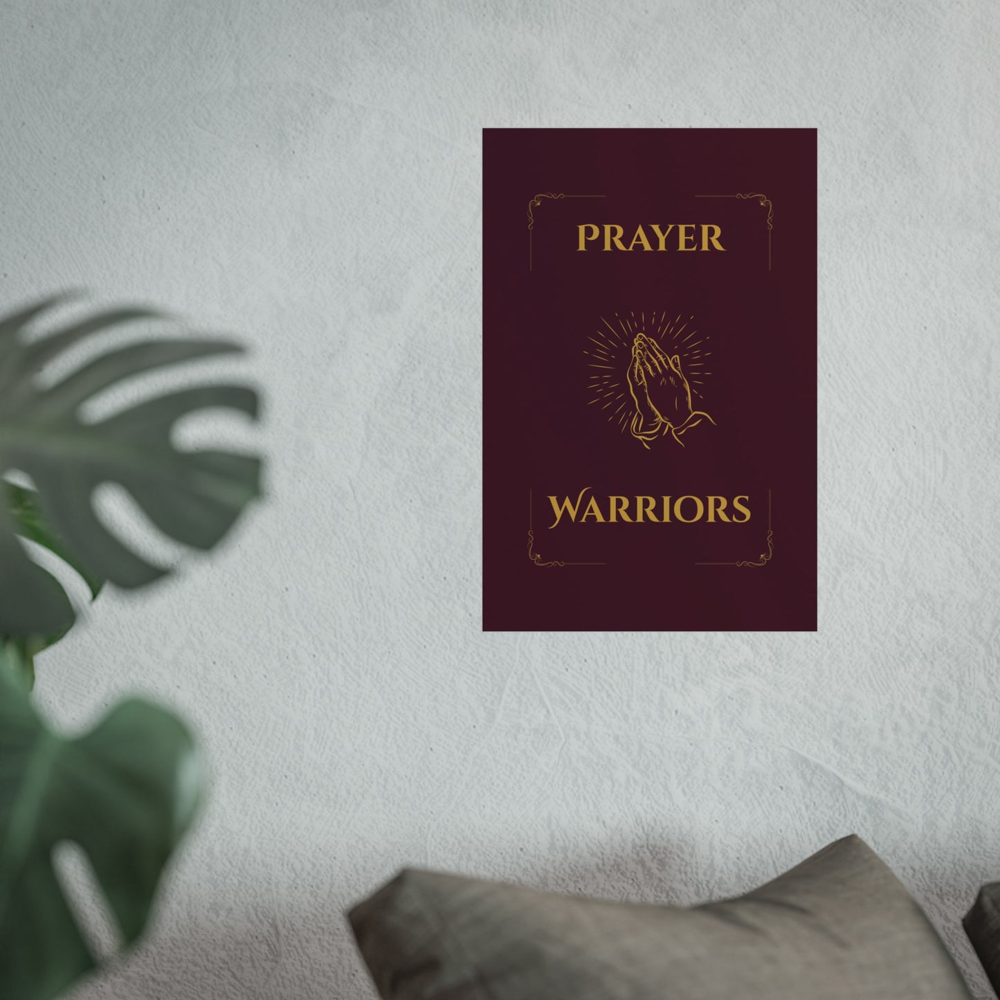 Prayer Warriors — Fine Art Giclée Print | Redeemed Scarlet | Unframed