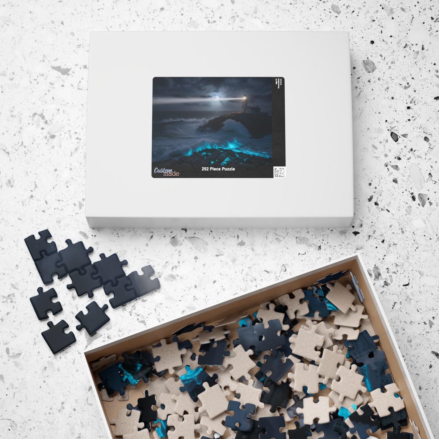 Lighthouse at Night | Jigsaw Puzzle | 252 pieces