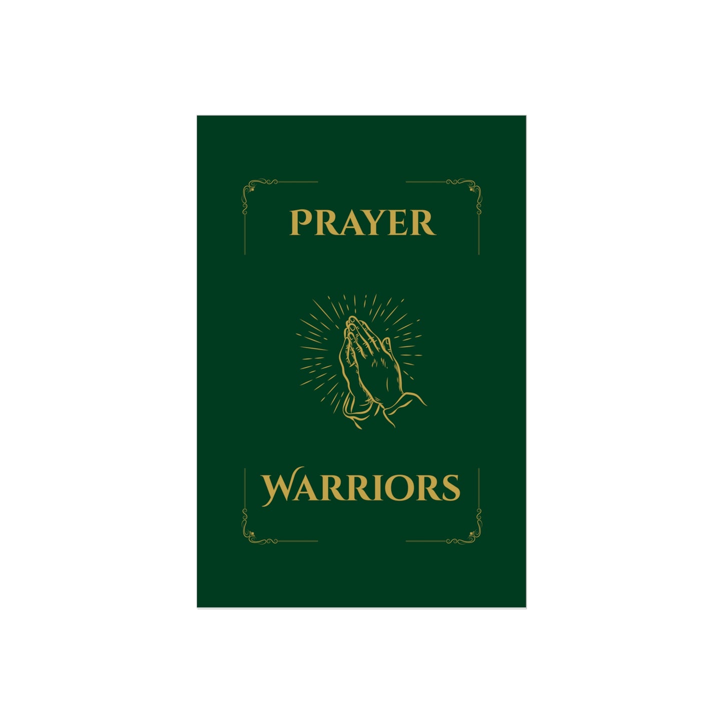Prayer Warriors — Fine Art Giclée Print | Legacy Emerald | Unframed