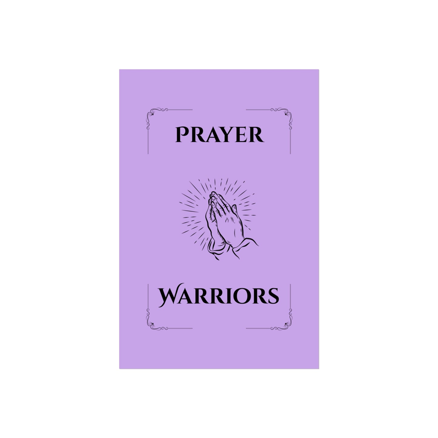 Prayer Warriors — Fine Art Giclée Print | Clothed in Purple | Unframed