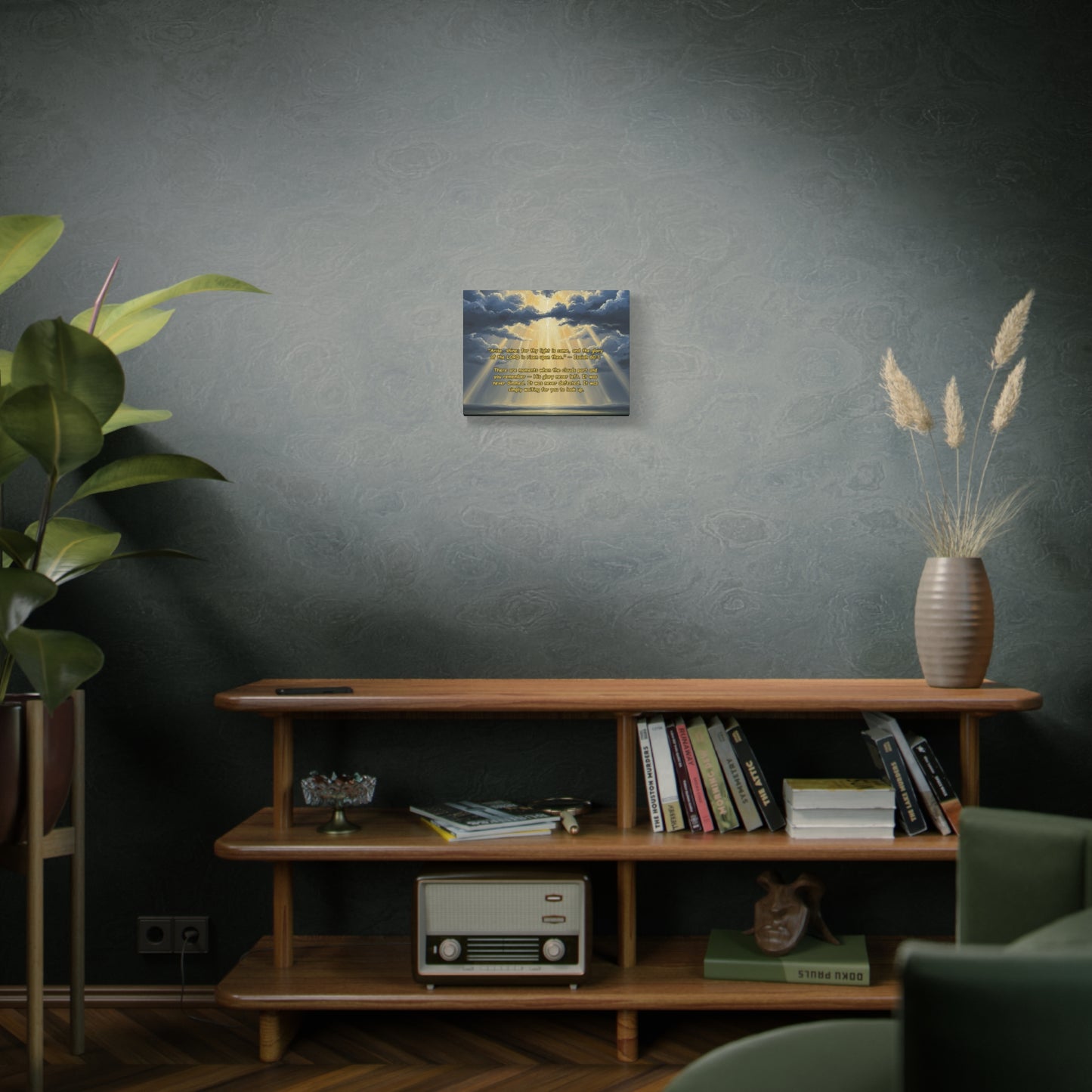 Shekinah Glory | "Thy Light Is Come" | Isaiah 60:1 | Scripture Canvas Wall Art