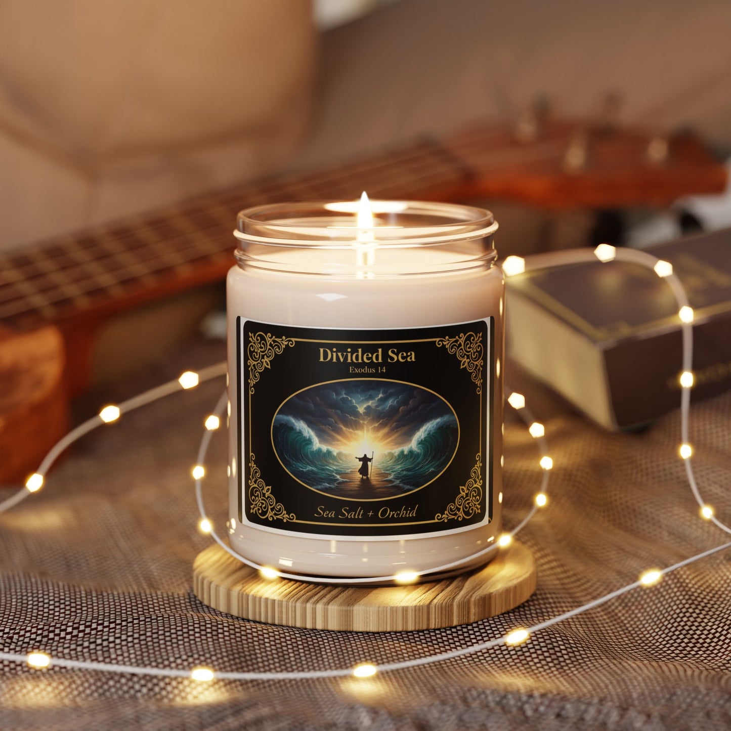 Divided Sea | Sea Salt + Orchid | Scented Soy Candle