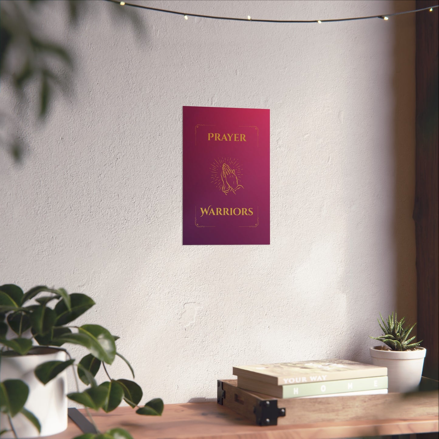 Prayer Warriors — Fine Art Giclée Print | Glorified Magenta  | Unframed
