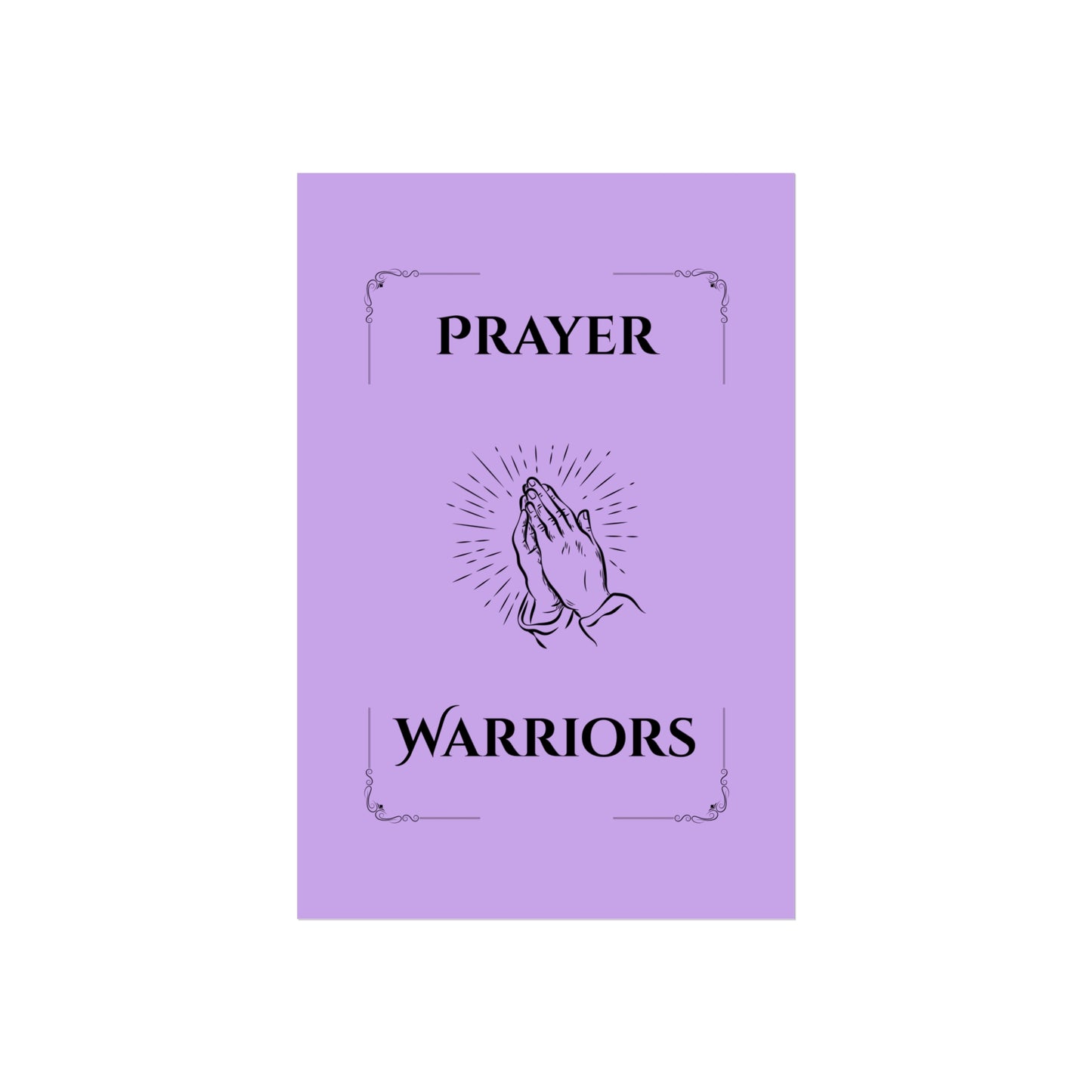 Prayer Warriors — Fine Art Giclée Print | Clothed in Purple | Unframed