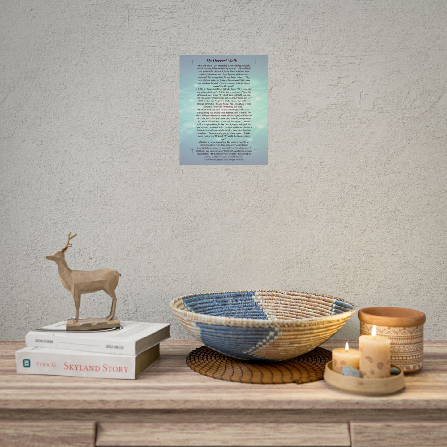 MDW - my loved one - Rolled Poster Inspirational Prayer Wall Art