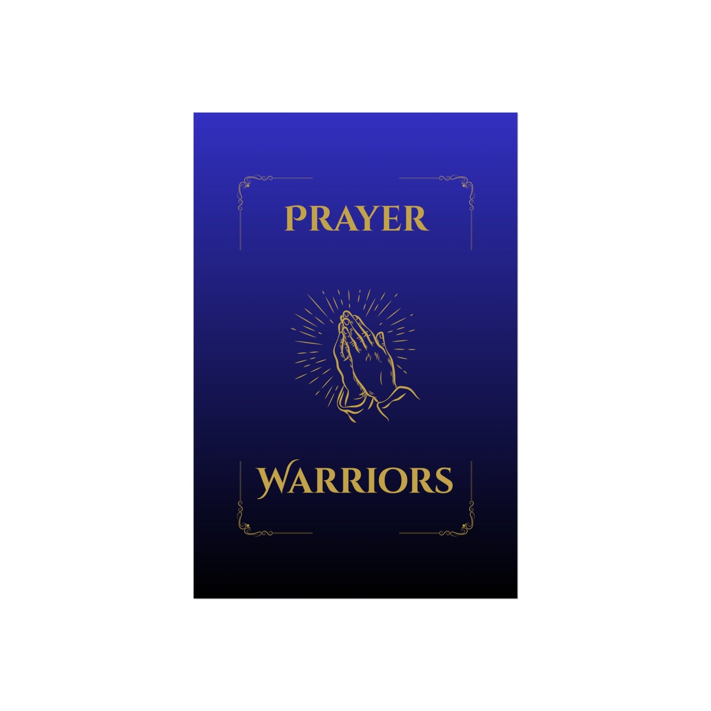 Prayer Warriors — Fine Art Giclée Print | Heavenly Blue  | Unframed