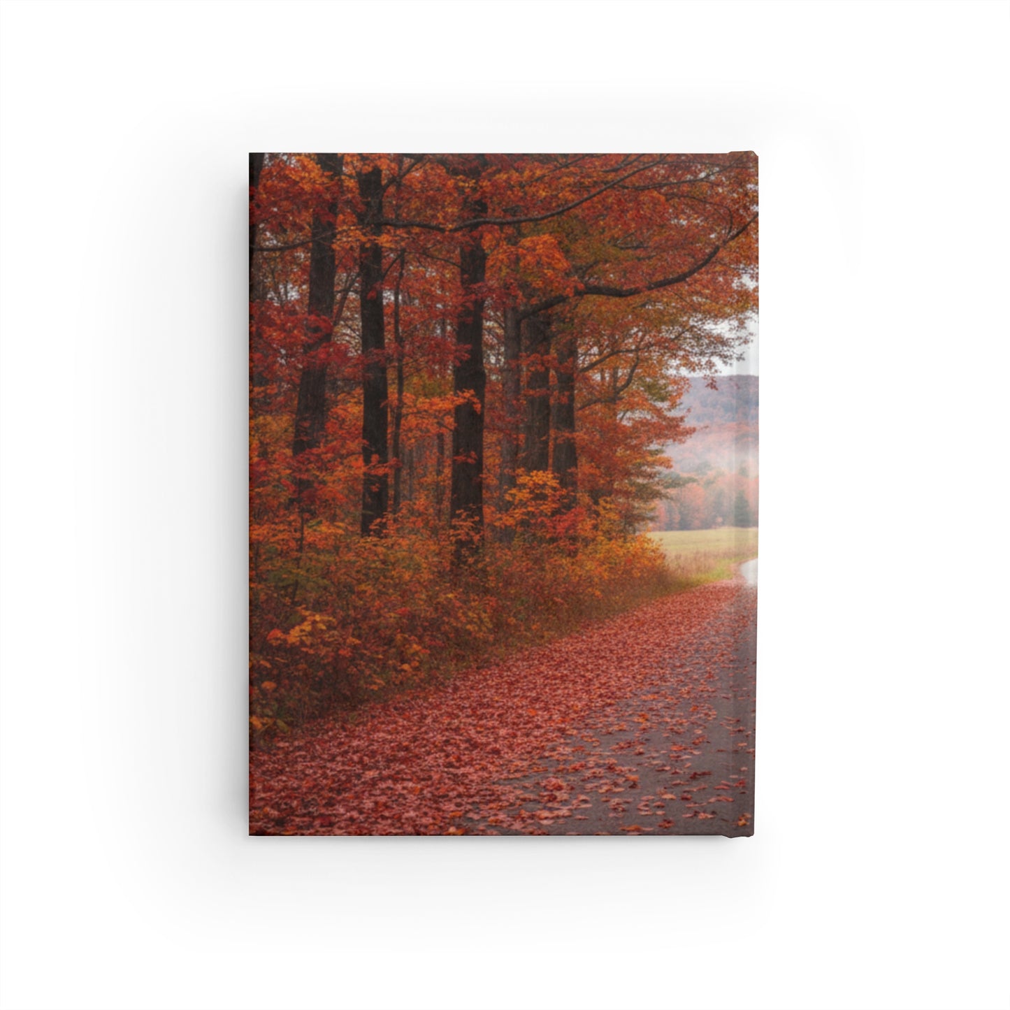 Autumn Path Journal — "The Best Is Yet To Come" Ruled Notebook