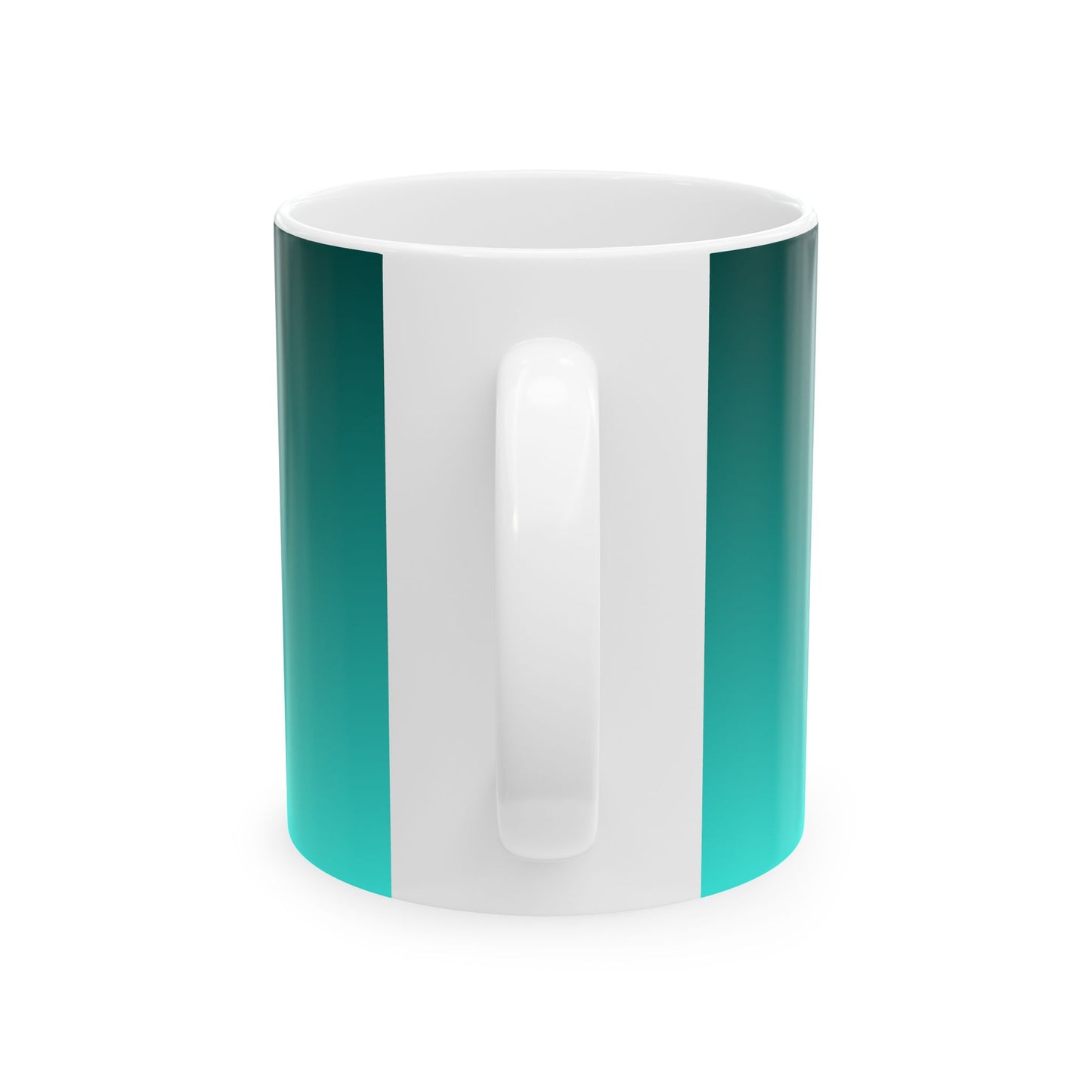 Be Strong and Courageous Scripture Mug | Joshua 1:9 | Tranquil Tide with White & Gold Lettering