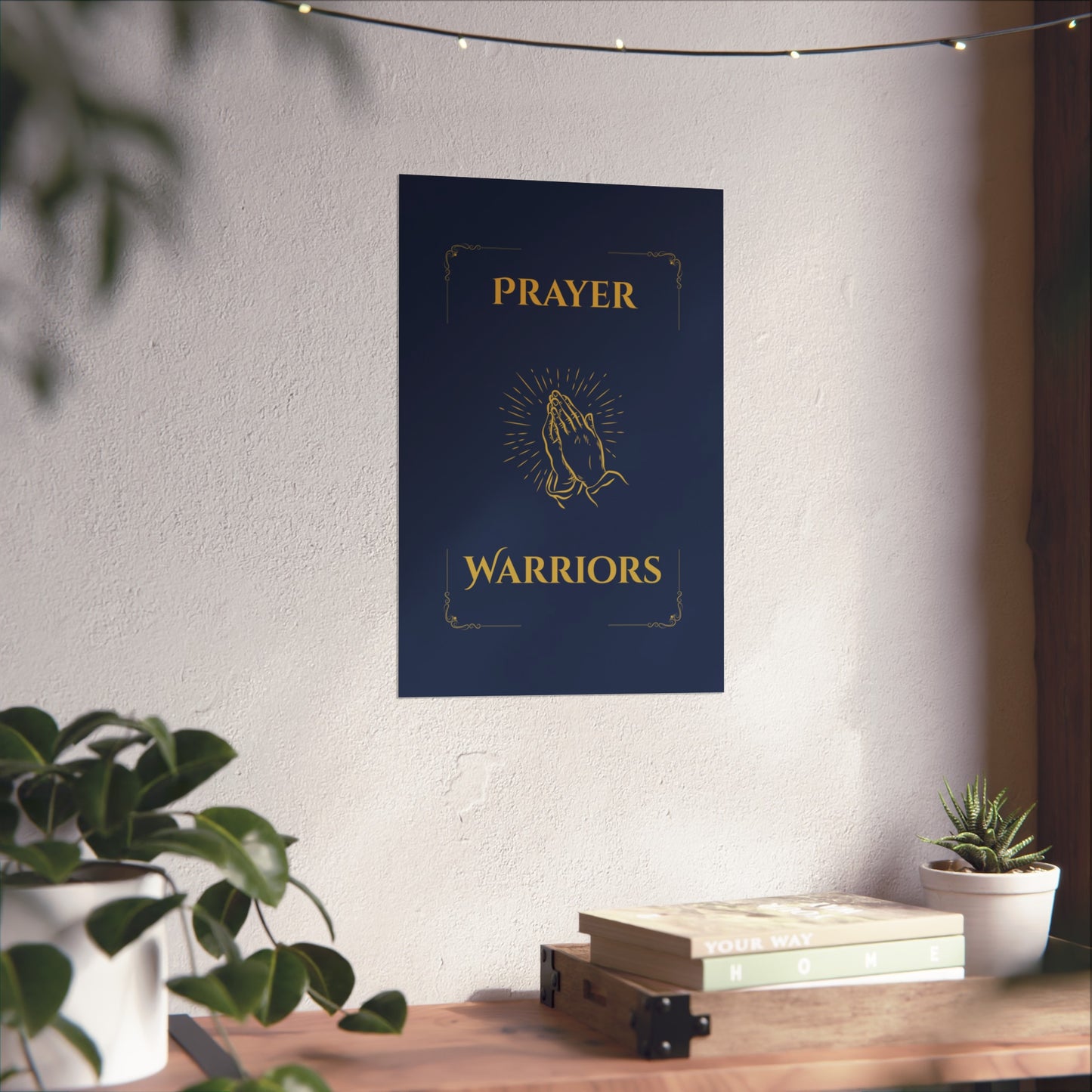 Prayer Warriors — Fine Art Giclée Print | Faithful Midnight | Unframed