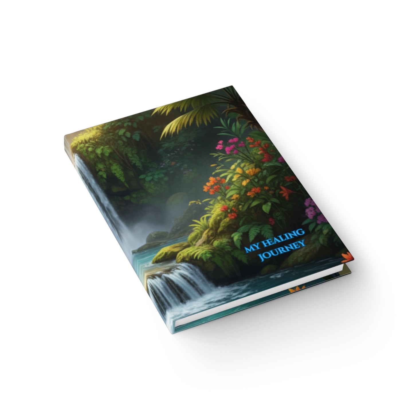 My Healing Journey Journal: Tropical Waterfall | Hardcover