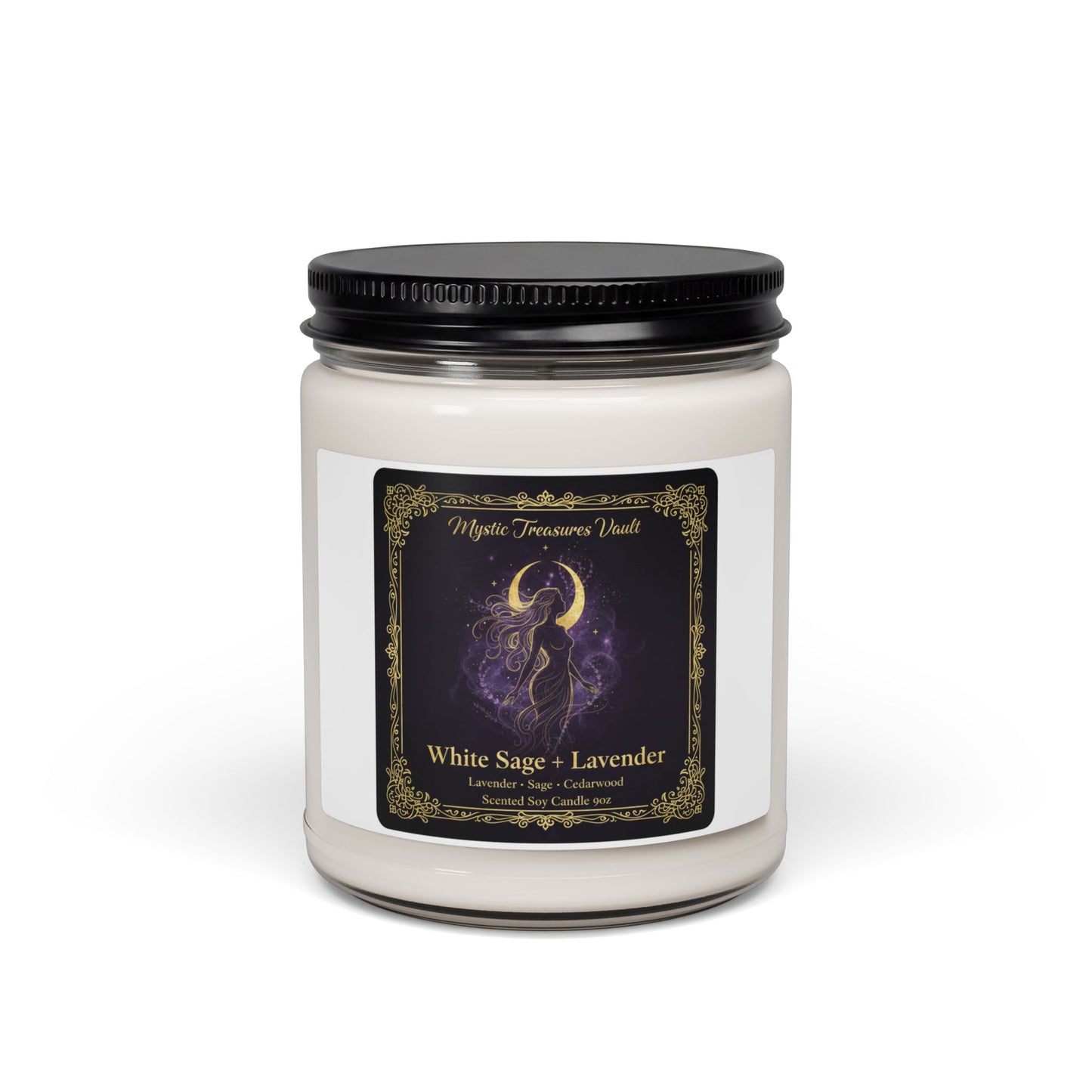 Sea Salt + Orchid — Scented Soy Candle