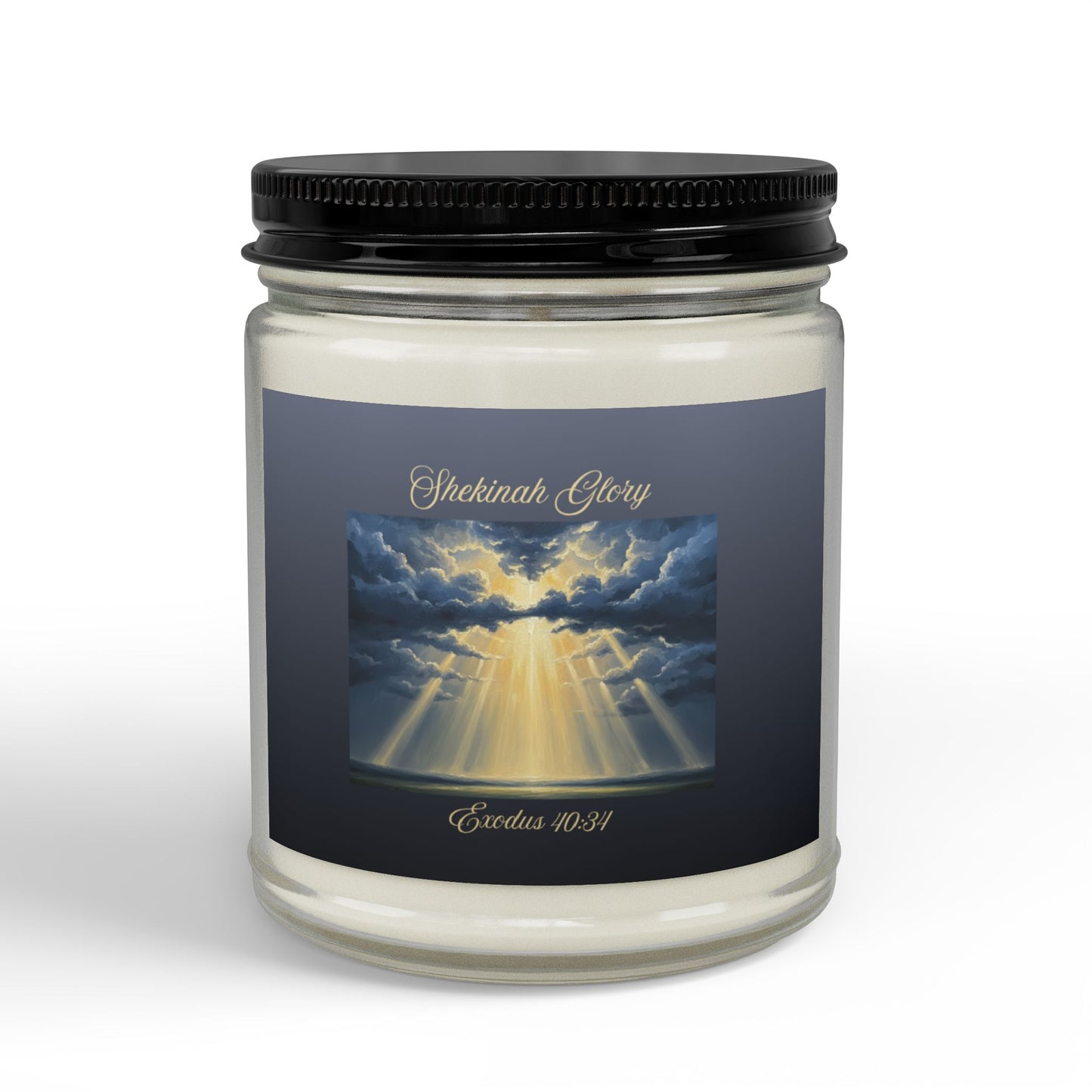 Shekinah Glory | Comfort Spice Scented Soy Candle | Exodus 40:34