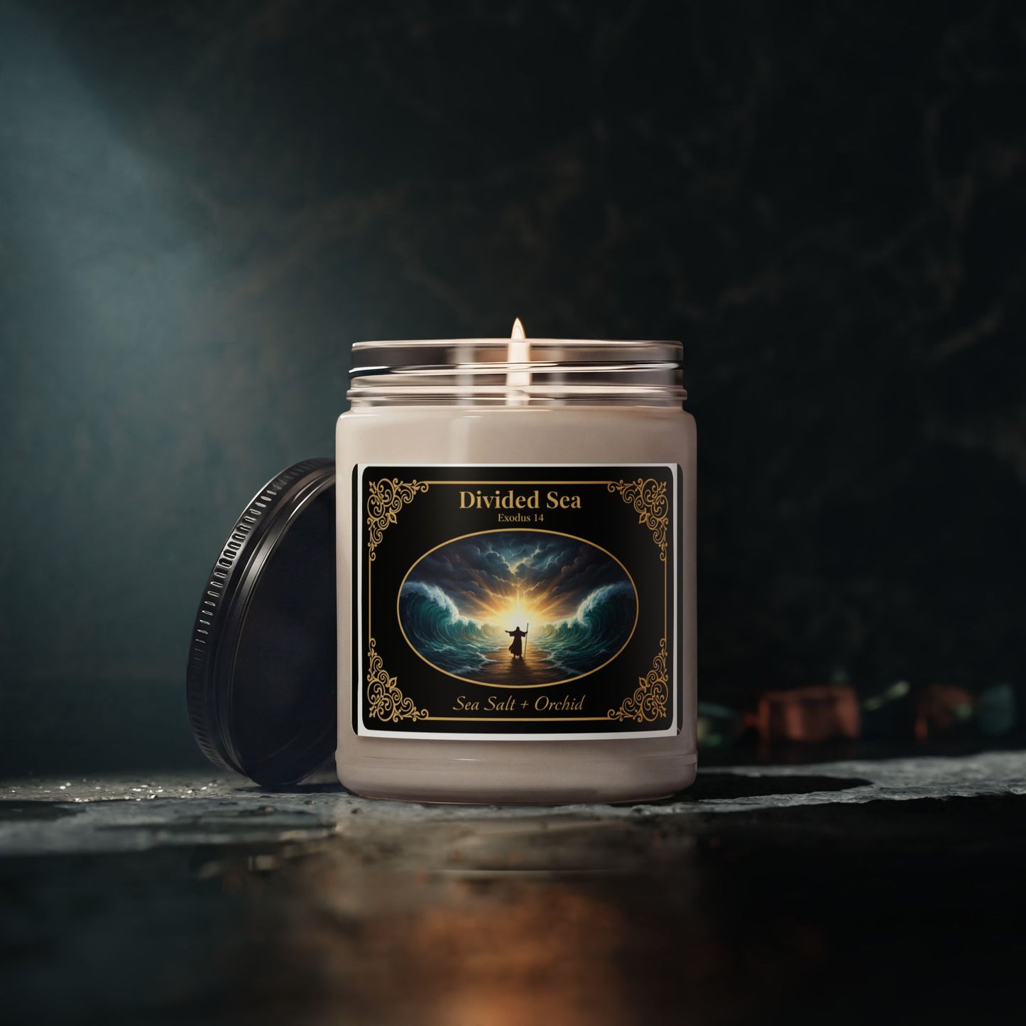 Divided Sea | Sea Salt + Orchid | Scented Soy Candle