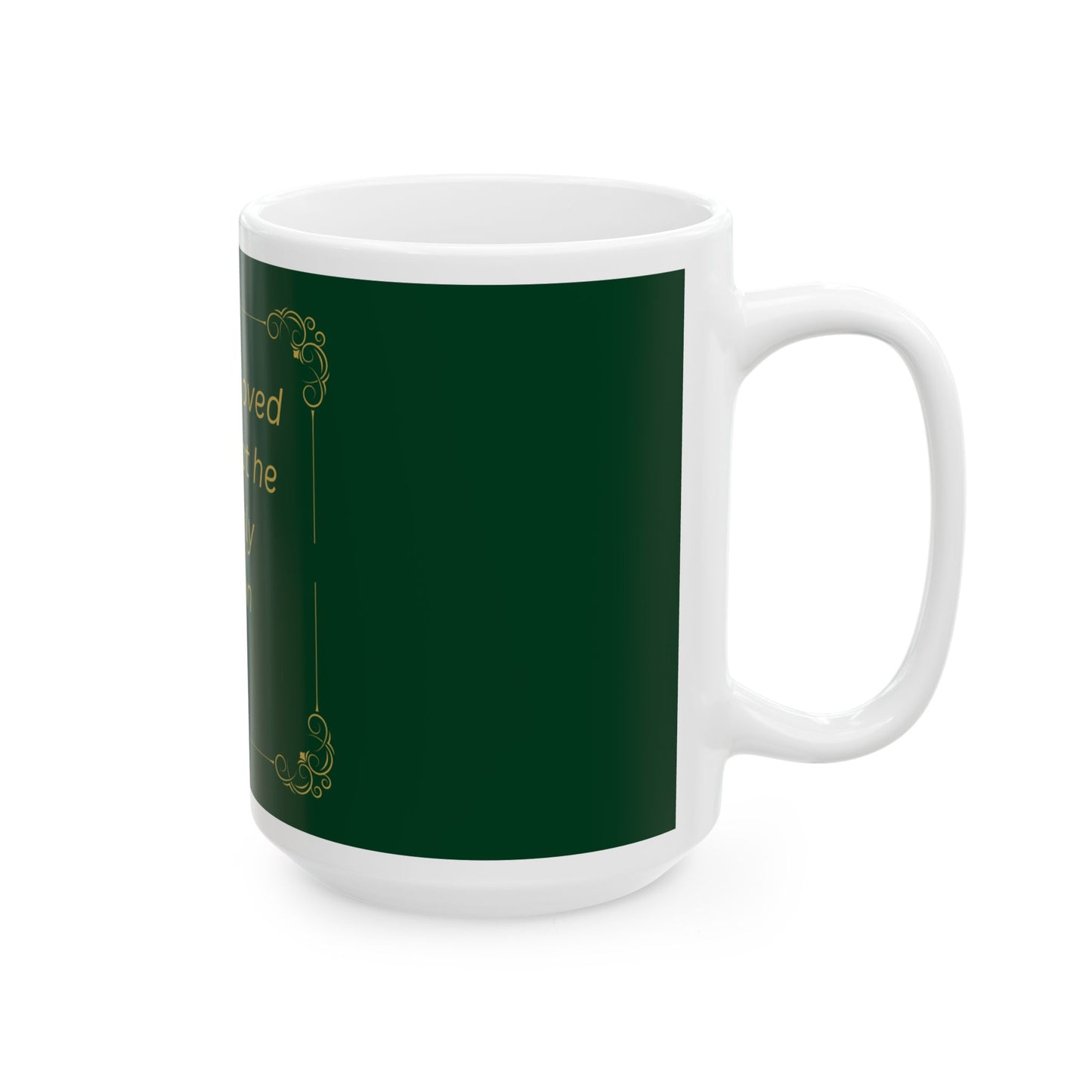 For God So Loved the World — Inspirational Scripture Mug (11oz/15oz) Emerald Night
