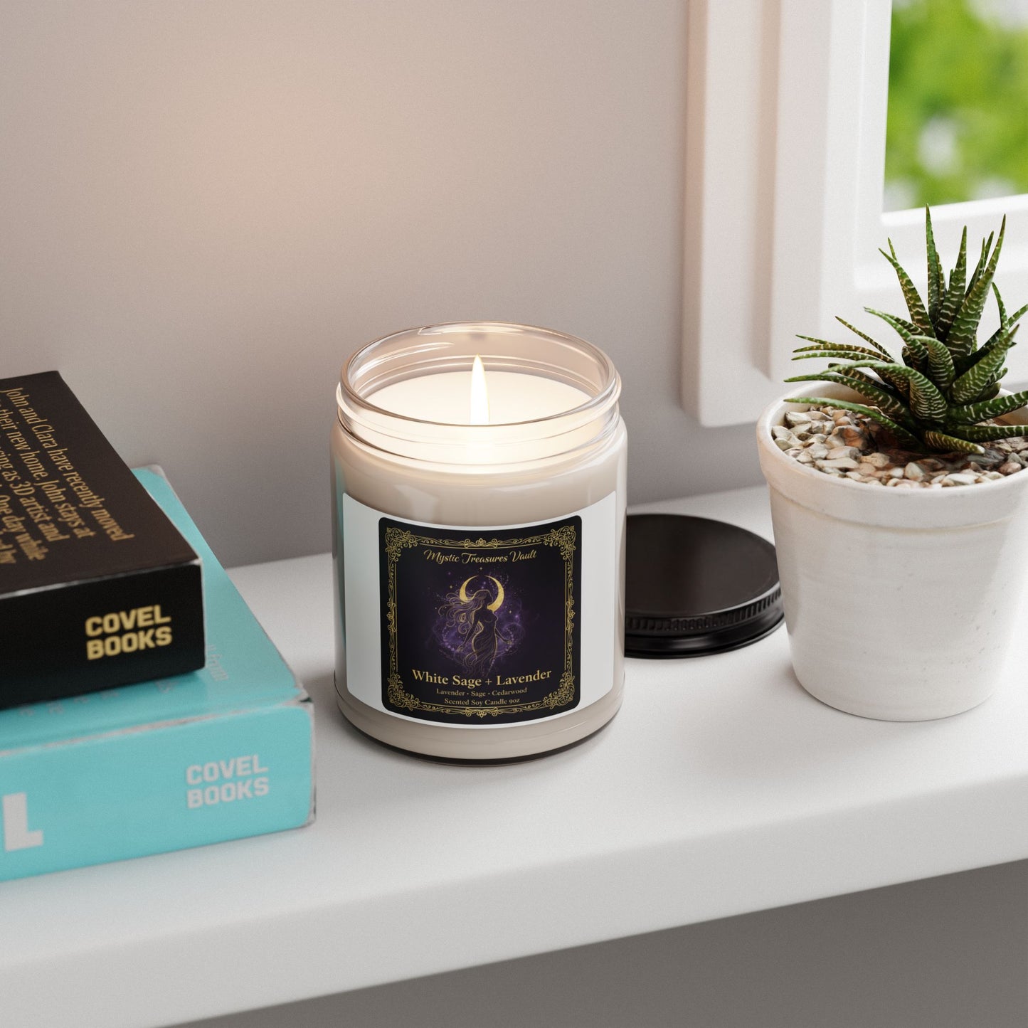 Sea Salt + Orchid — Scented Soy Candle