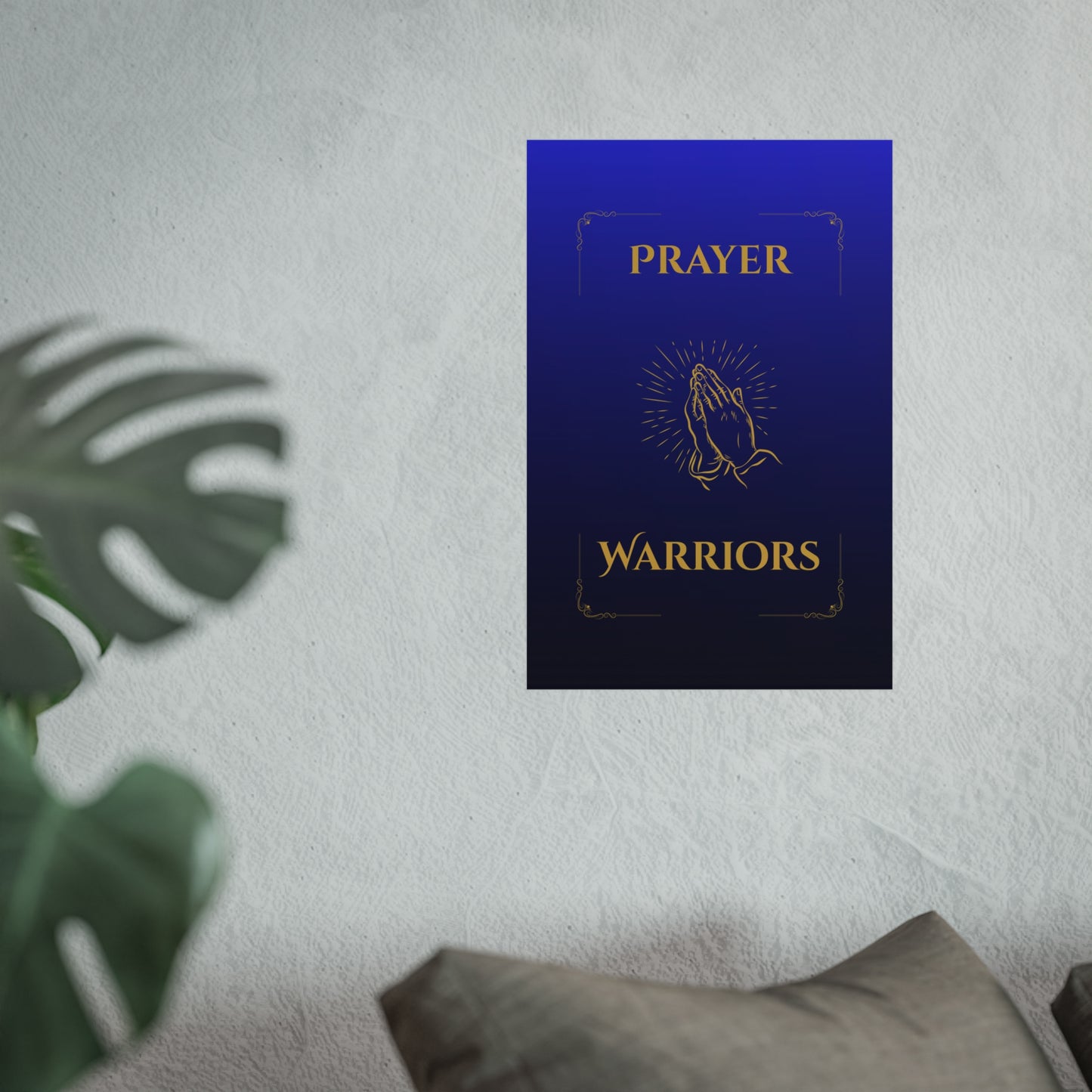 Prayer Warriors — Fine Art Giclée Print | Heavenly Blue  | Unframed