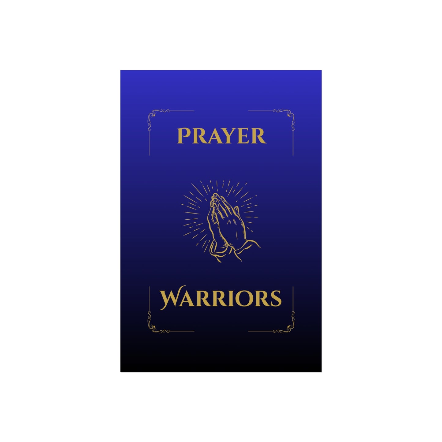 Prayer Warriors — Fine Art Giclée Print | Heavenly Blue  | Unframed