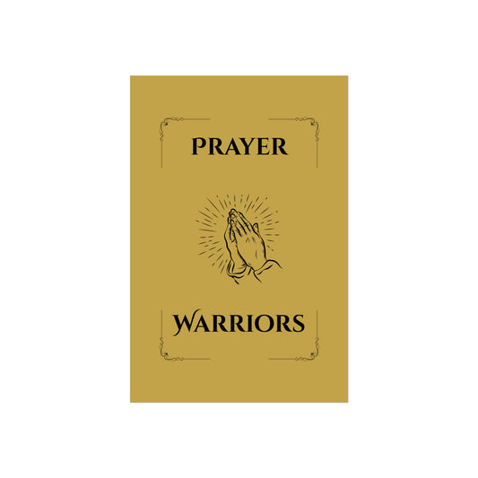 Prayer Warriors — Fine Art Giclée Print | Anointed Gold | Unframed
