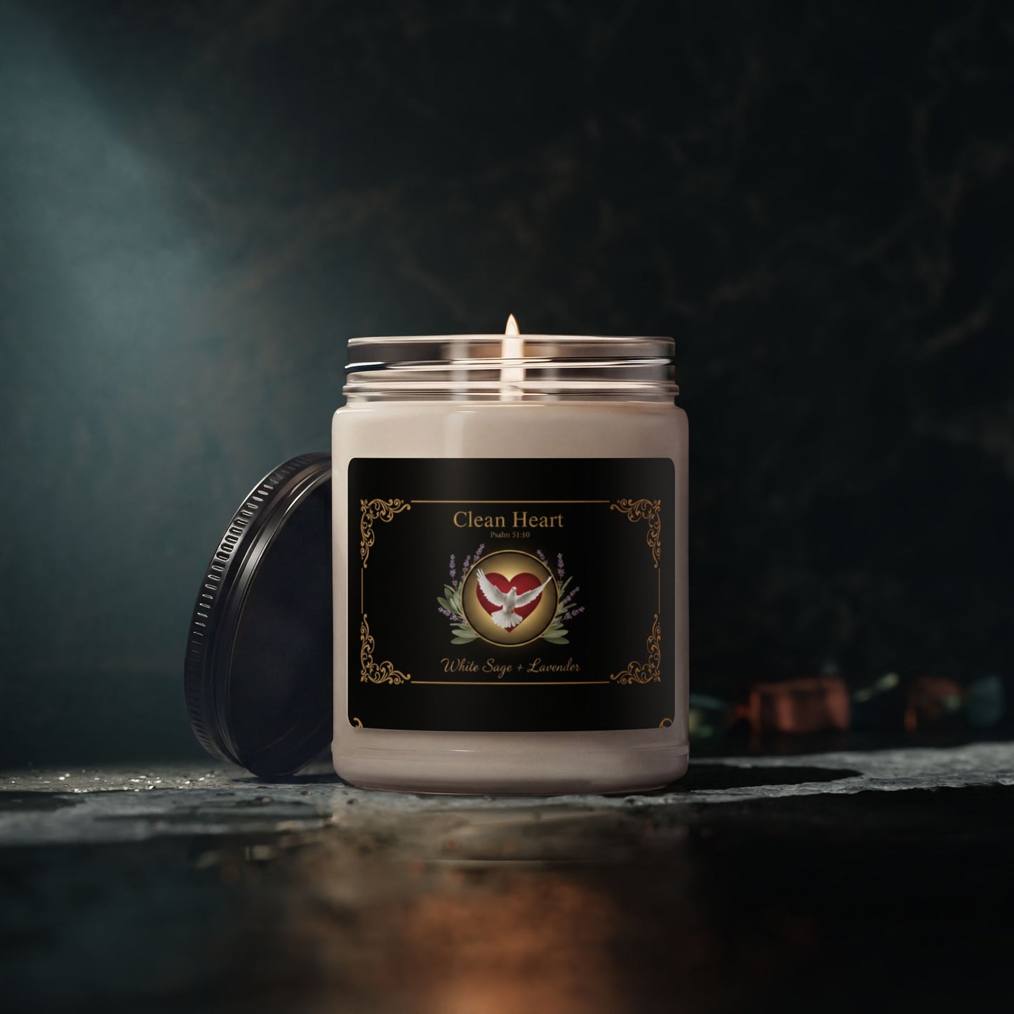 Divided Sea | Sea Salt + Orchid | Scented Soy Candle