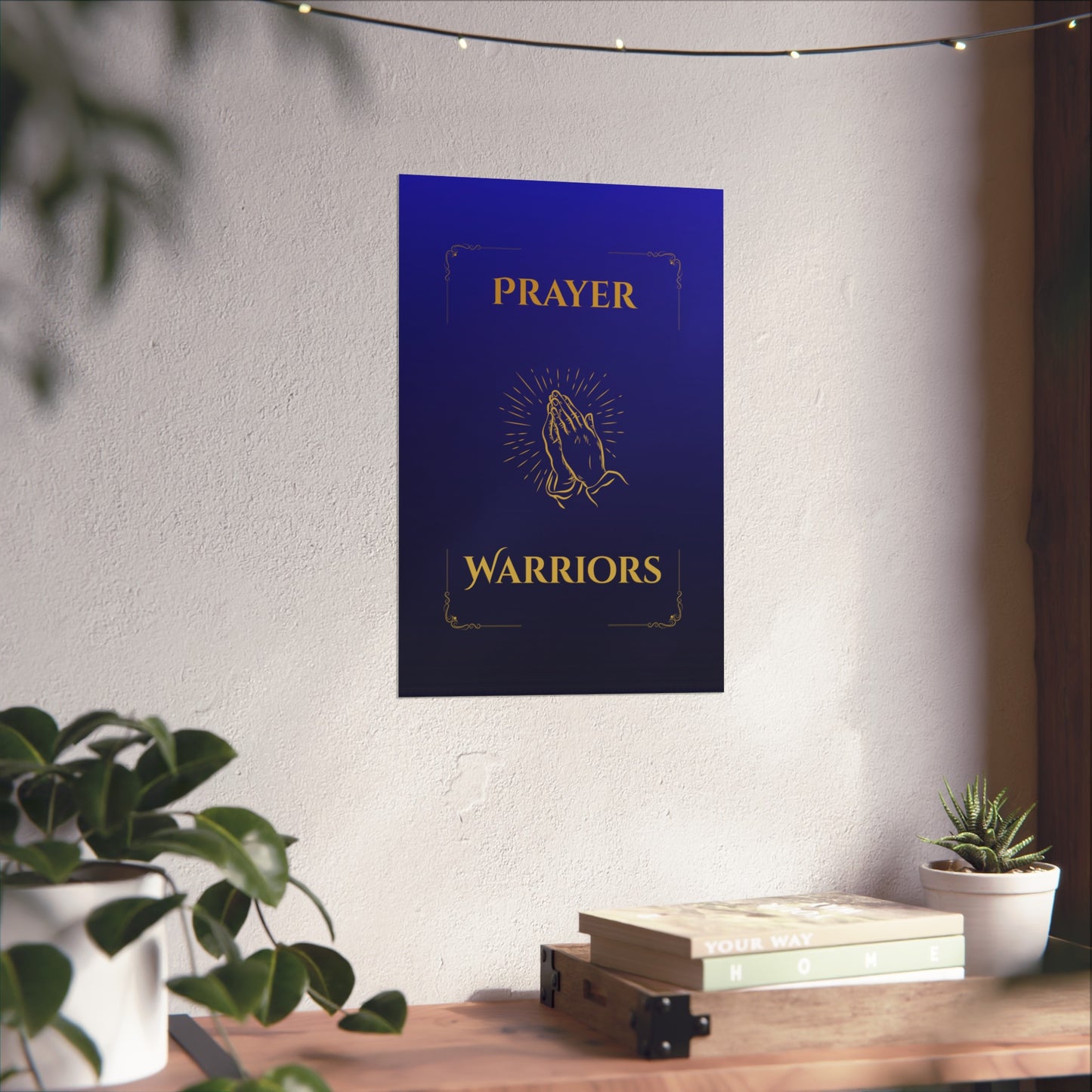 Prayer Warriors — Fine Art Giclée Print | Heavenly Blue  | Unframed