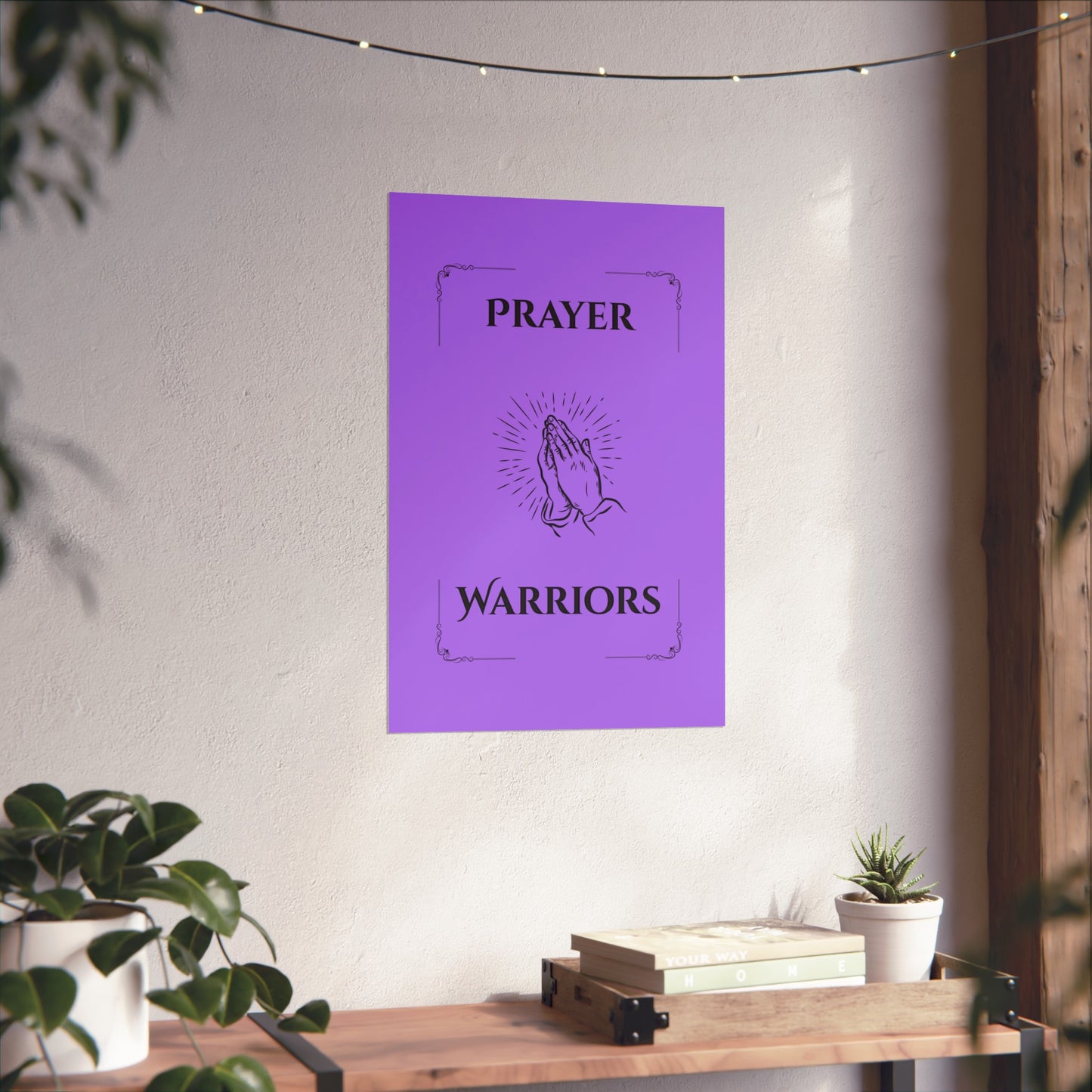 Prayer Warriors — Fine Art Giclée Print | Sovereign Purple | Unframed
