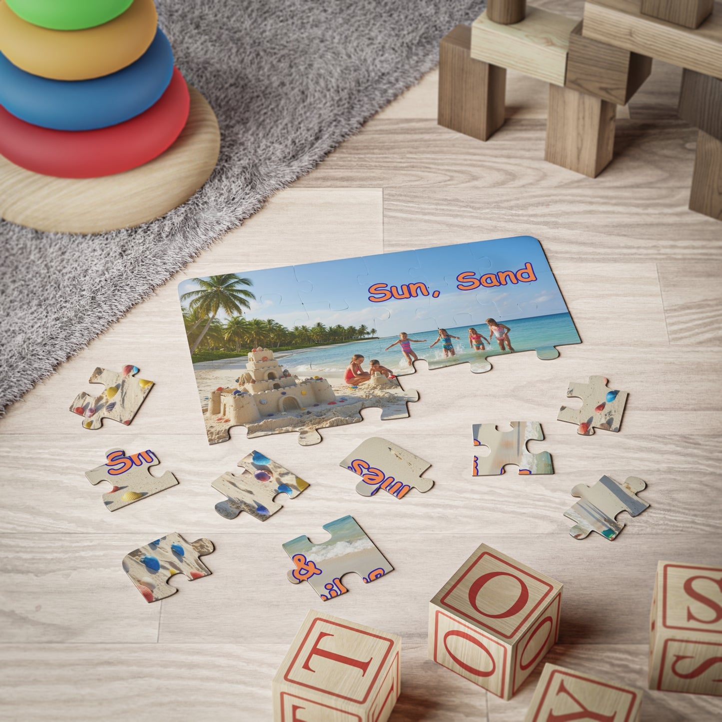 Sun, Sand & Smiles | 30-Piece Kids' Beach Puzzle